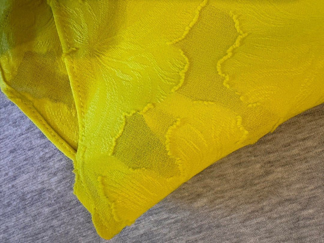 DKNY DKNY NEON YELLOW MAXIS DRESS SIZE 0 Size XXS / US 00 / IT 34 - 6 Thumbnail