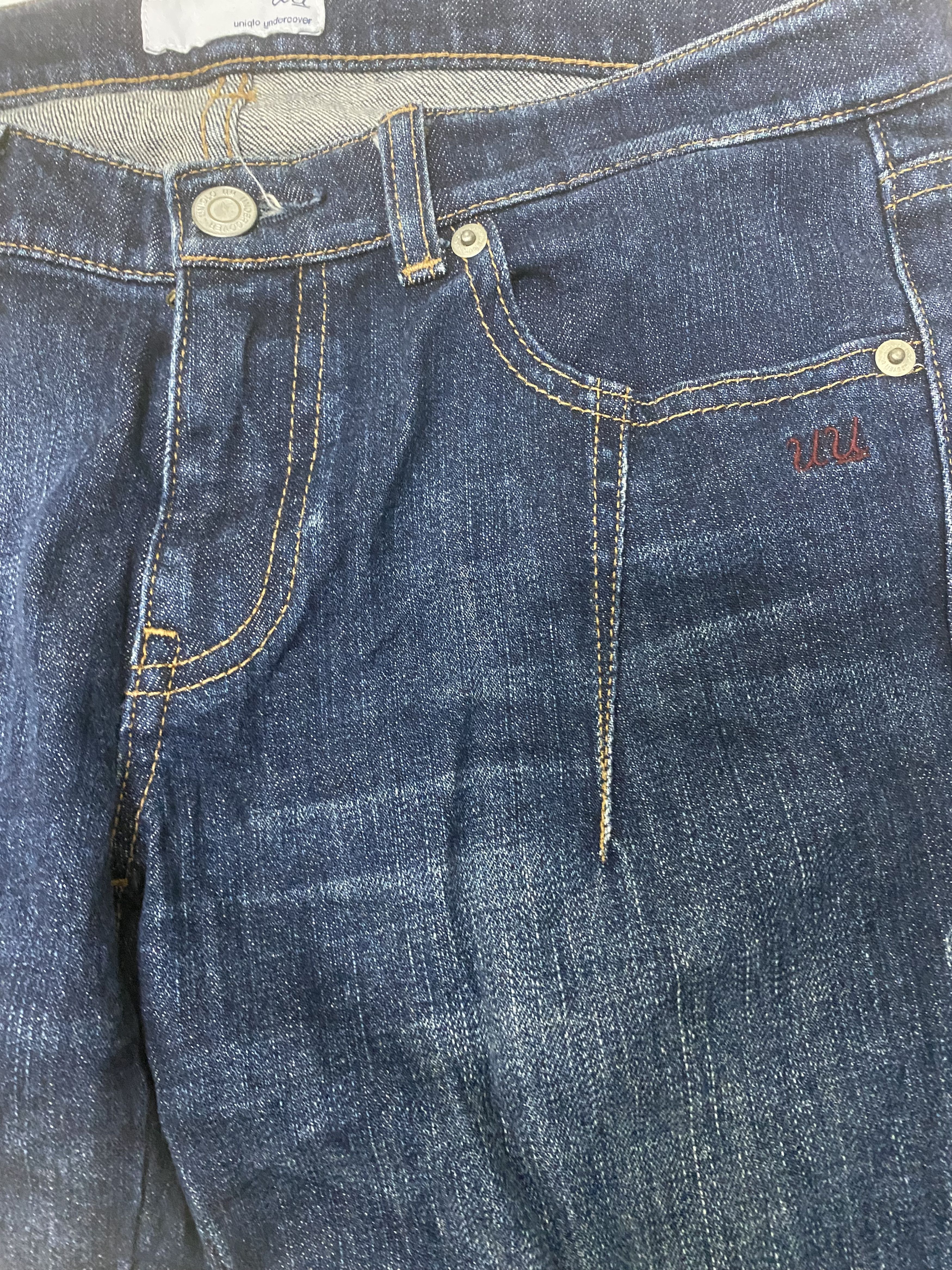 Undercover × Uniqlo UU Undercover Uniqlo Denim Zipper Size 31" - 4 Thumbnail