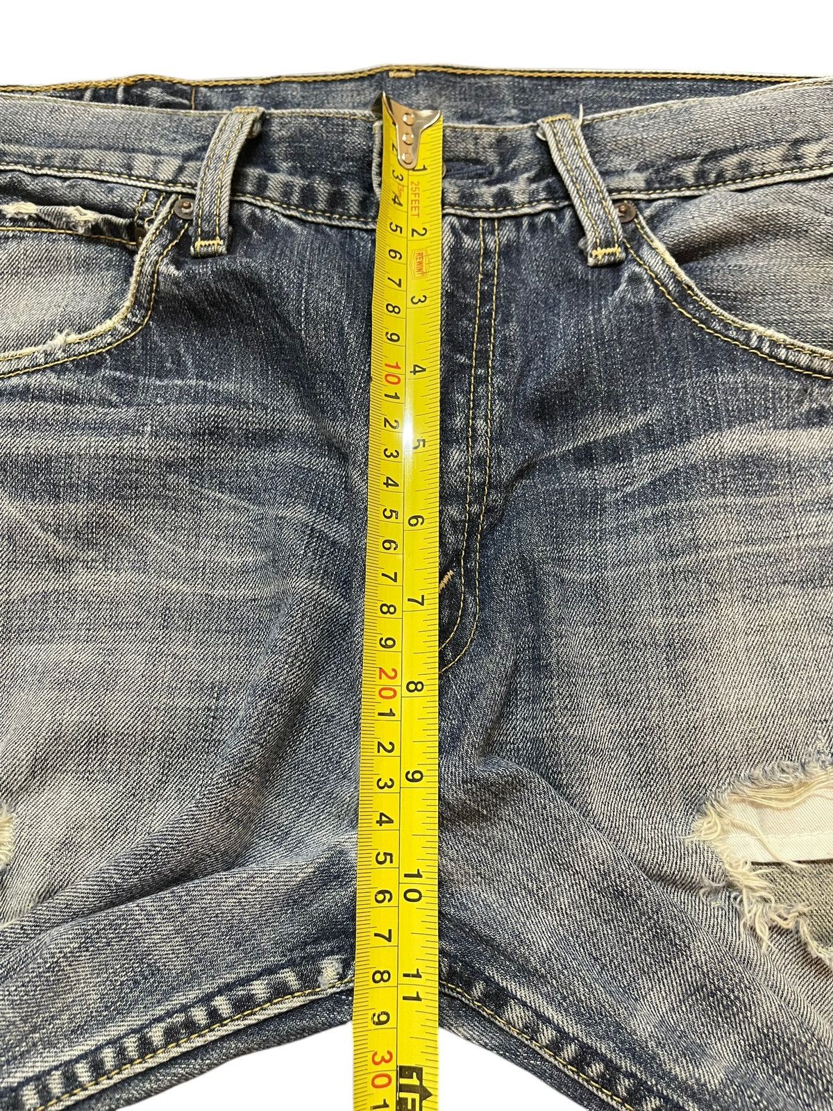 Levi's Vintage 90s Levis 503 Blue Faded Wash Distressed Baggy Jeans Size US 31 - 16 Thumbnail