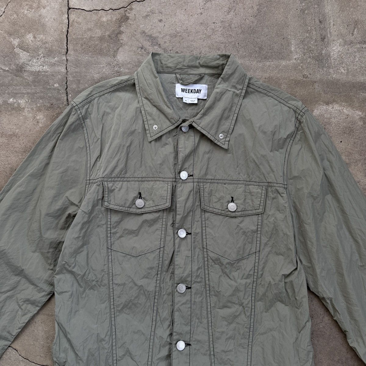 Weekday Weekday Leo Metal Nylon Jacket Size US M / EU 48-50 / 2 - 2 Thumbnail