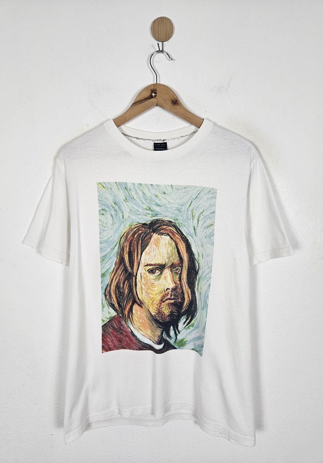 Number (N)ine Number Nine Kurt Cobain potrait Nirvana tee shirt Size US L / EU 52-54 / 3 - 1 Thumbnail