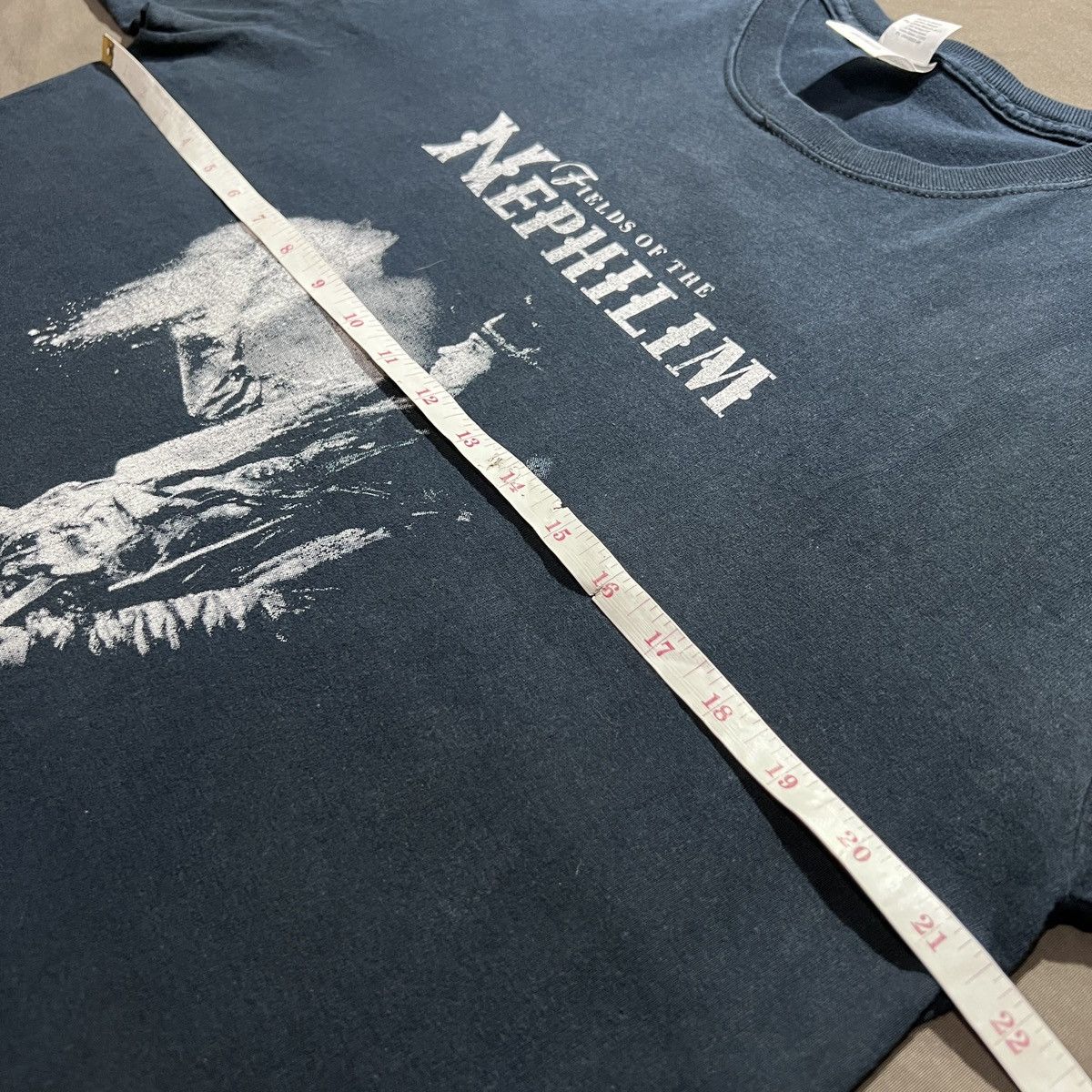 Band Tees Vintage Y2K Fields Of The Nephilim Tee Faded Goth rock Size US L / EU 52-54 / 3 - 10 Thumbnail