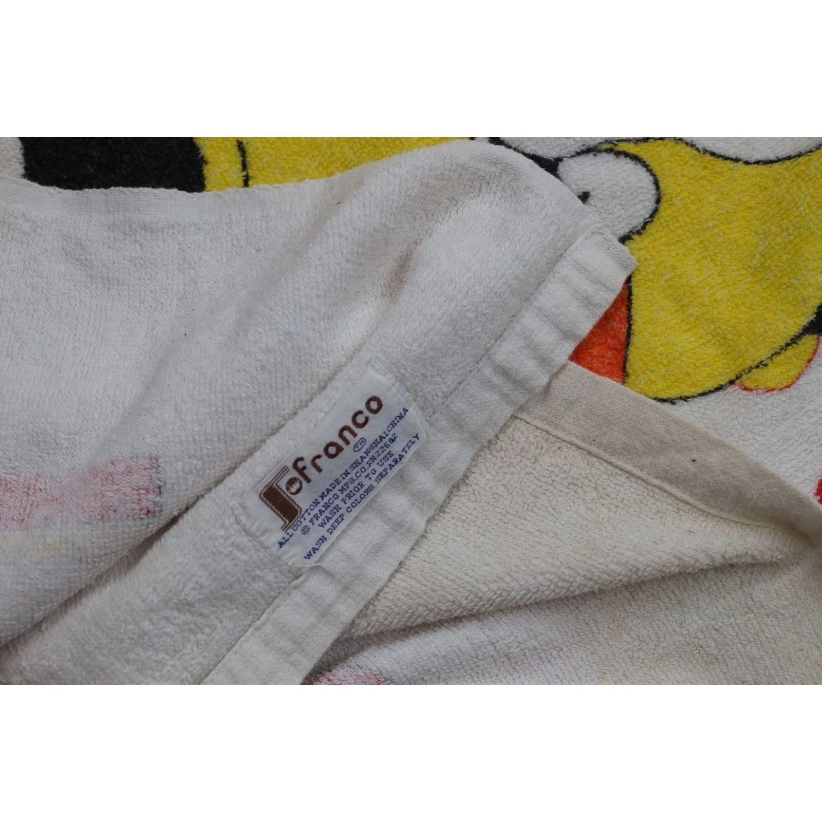 Disney Vintage 80s Walt Disney Productions Minnie Mouse Towel Size ONE SIZE - 13 Thumbnail
