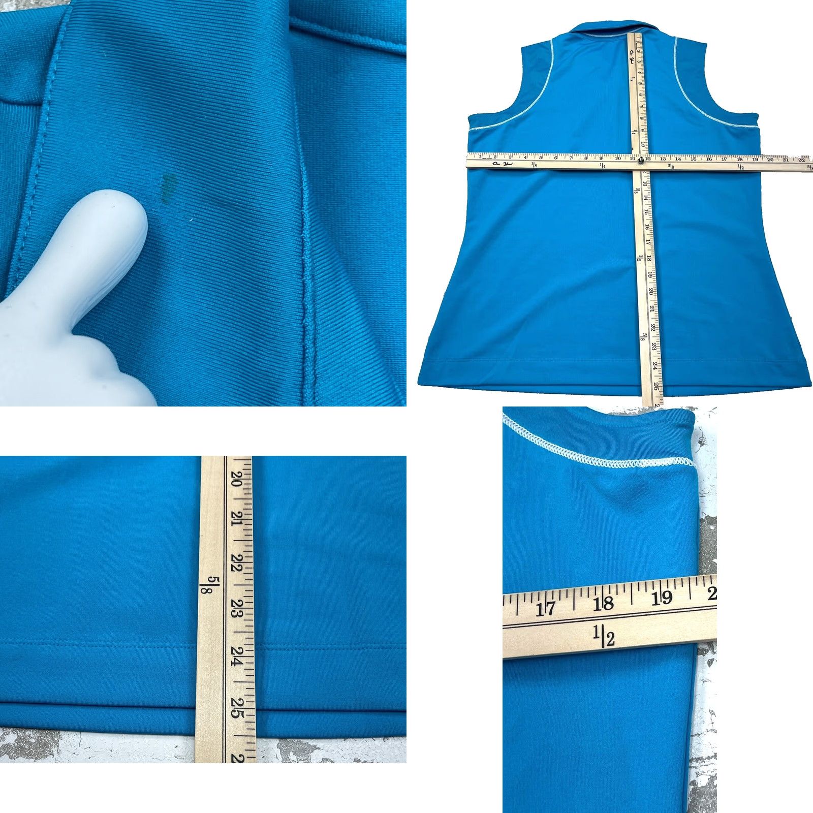 Nike Nike Polo Shirt Women L Blue Dri Fit Performance Half Zip Golf Top Size L / US 10 / IT 46 - 8 Thumbnail
