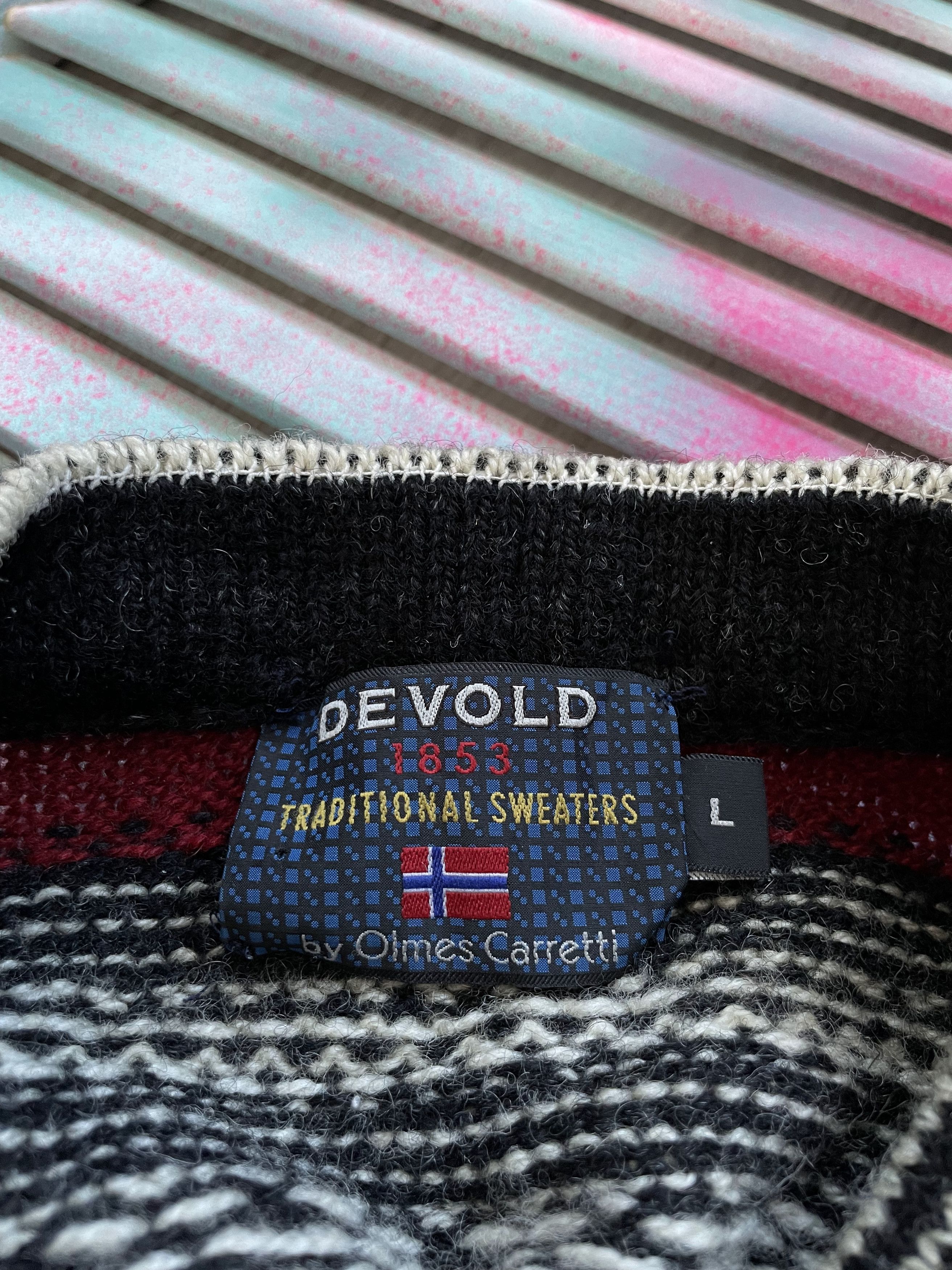 Other Vintage Devold By Olmes Carretti wool sweater 90s style Size US M / EU 48-50 / 2 - 4 Thumbnail
