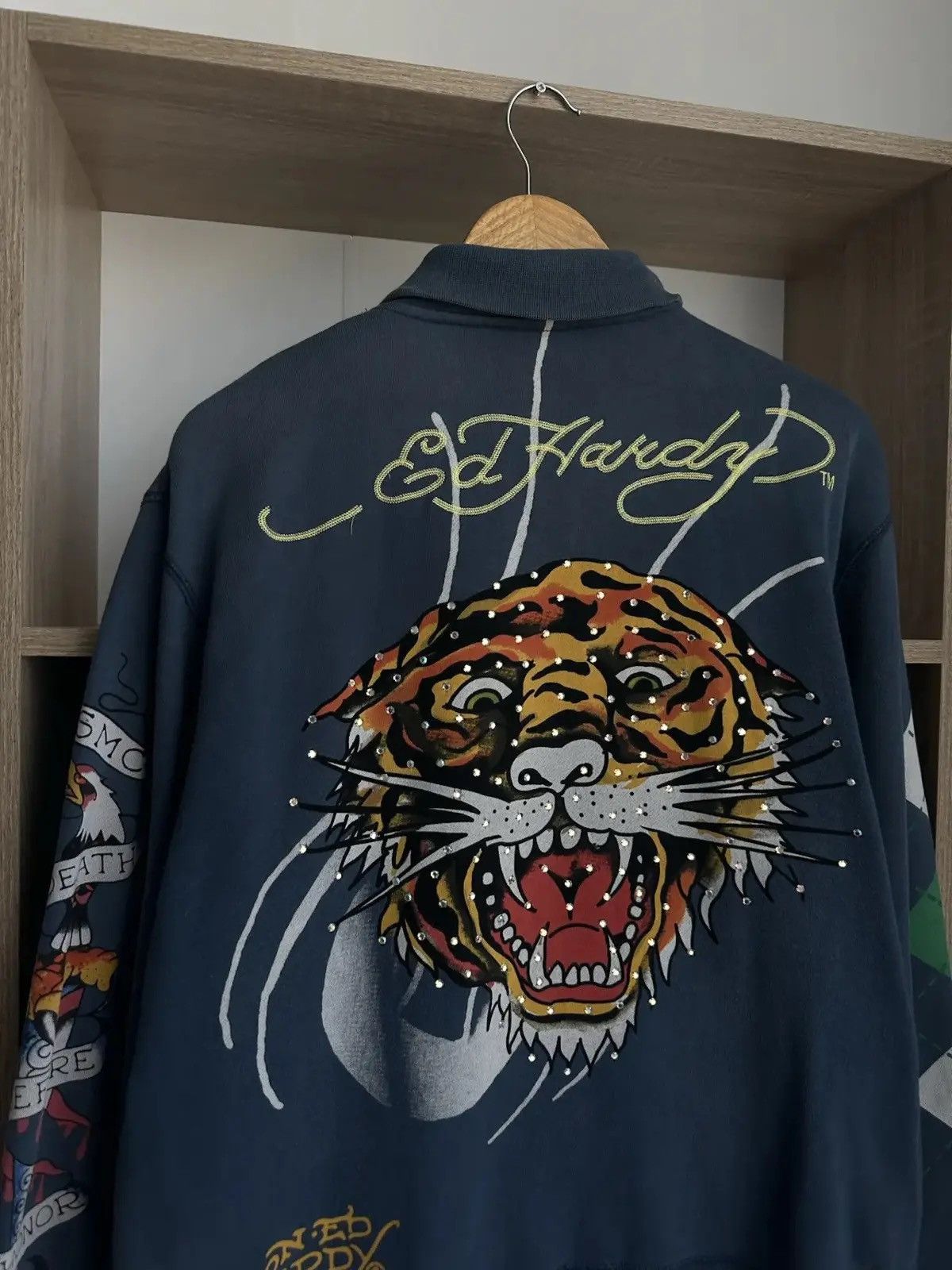 Ed Hardy Vintage Ed Hardy Christian Audigier Hoodie Size US M / EU 48-50 / 2 - 3 Thumbnail