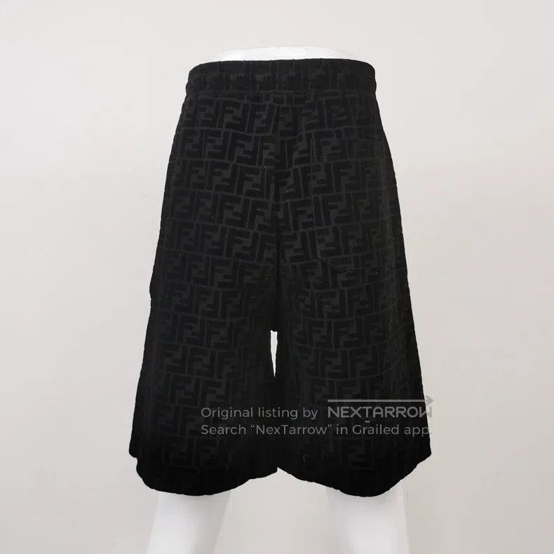 Other Fendi Cotton Double F Monogram Short Pants Size US 32 / EU 48 - 2 Thumbnail
