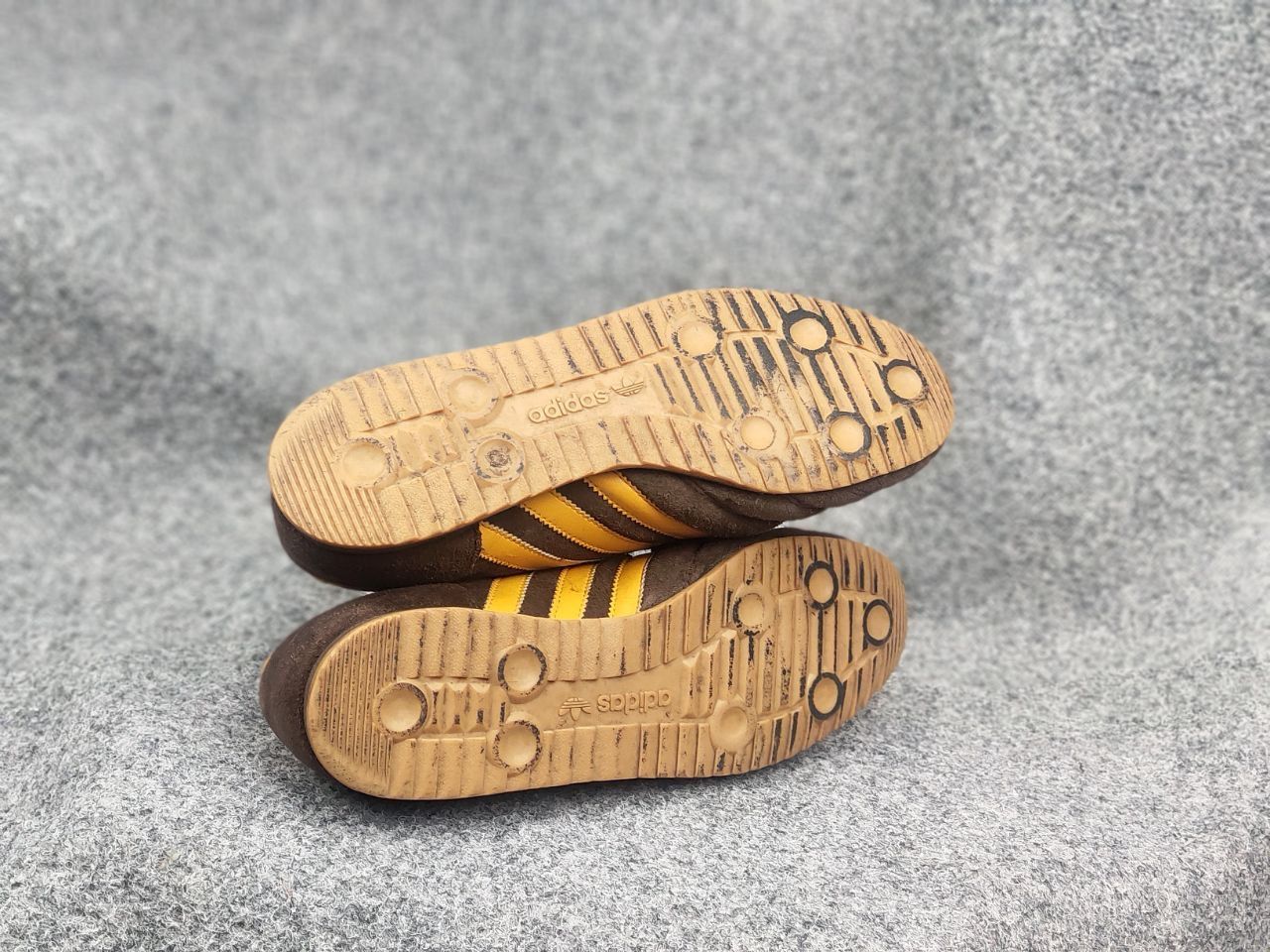 Adidas Adidas Vintage Y2K Style brown Yellow trendy suede sneakers Size US 8.5 / EU 41-42 - 16 Thumbnail