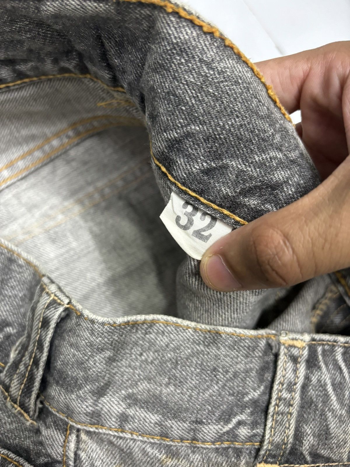 Sugar Cane 💥Vintage Double Works Warehouse Rusty Jeans Union Made Size US 32 / EU 48 - 11 Thumbnail