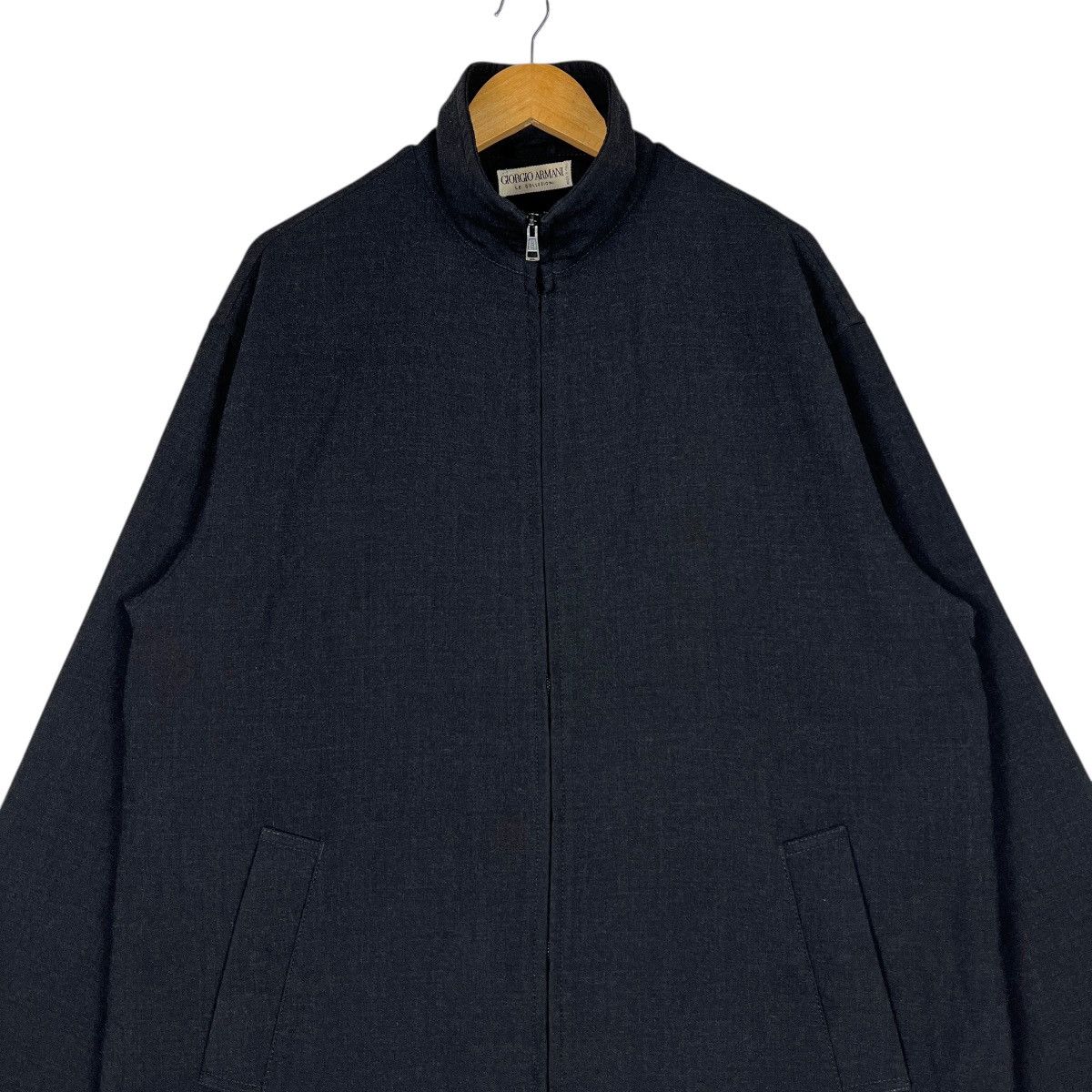 Giorgio Armani 🔥 Giorgio Armani High Neck Zip Up Jacket Made In Italy Size US M / EU 48-50 / 2 - 3 Thumbnail