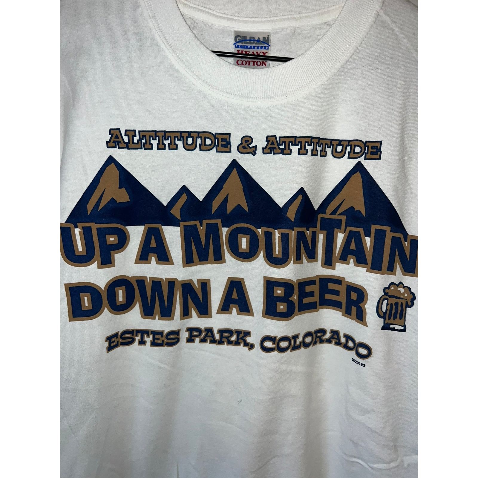 Gildan Y2K Up A Mountain Down A Beer Estes Park CO Shirt 2000s M Size US M / EU 48-50 / 2 - 4 Thumbnail