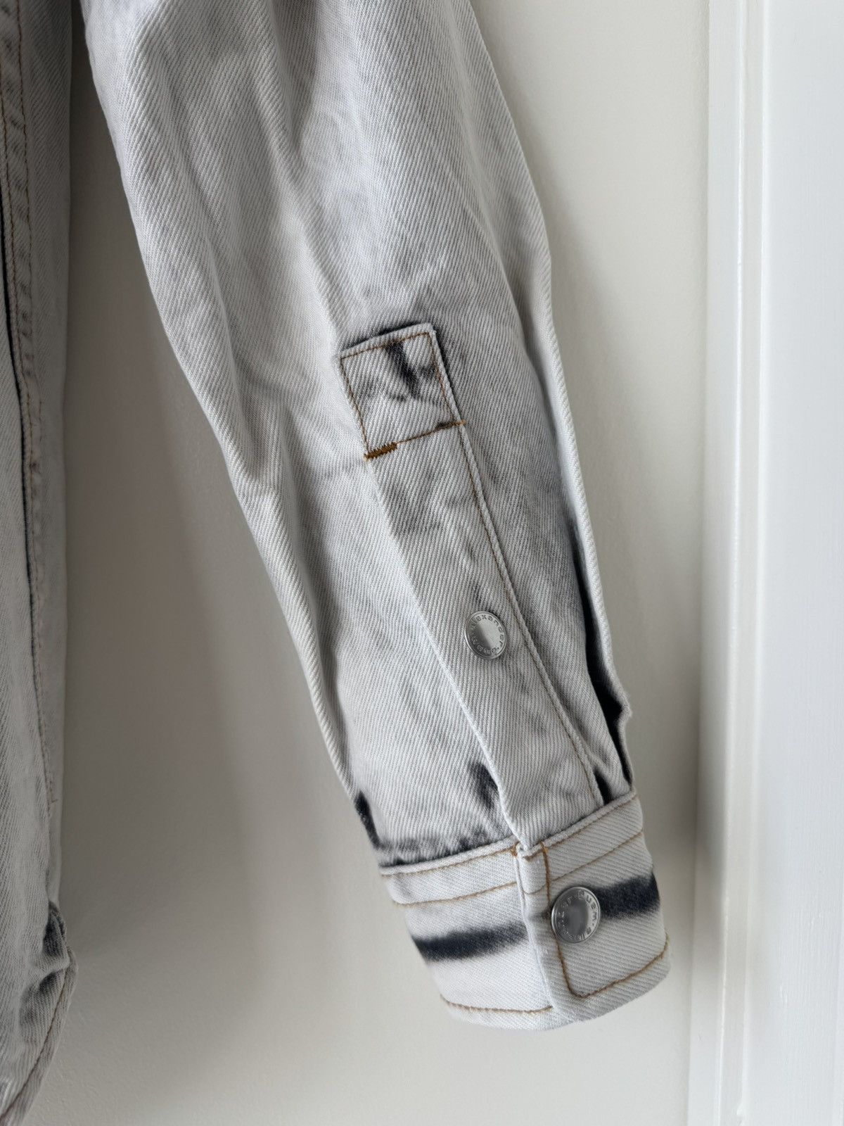 Alexander Wang Alexander Wang White Denim Oversize Shirt Size US XS / EU 42 / 0 - 6 Thumbnail