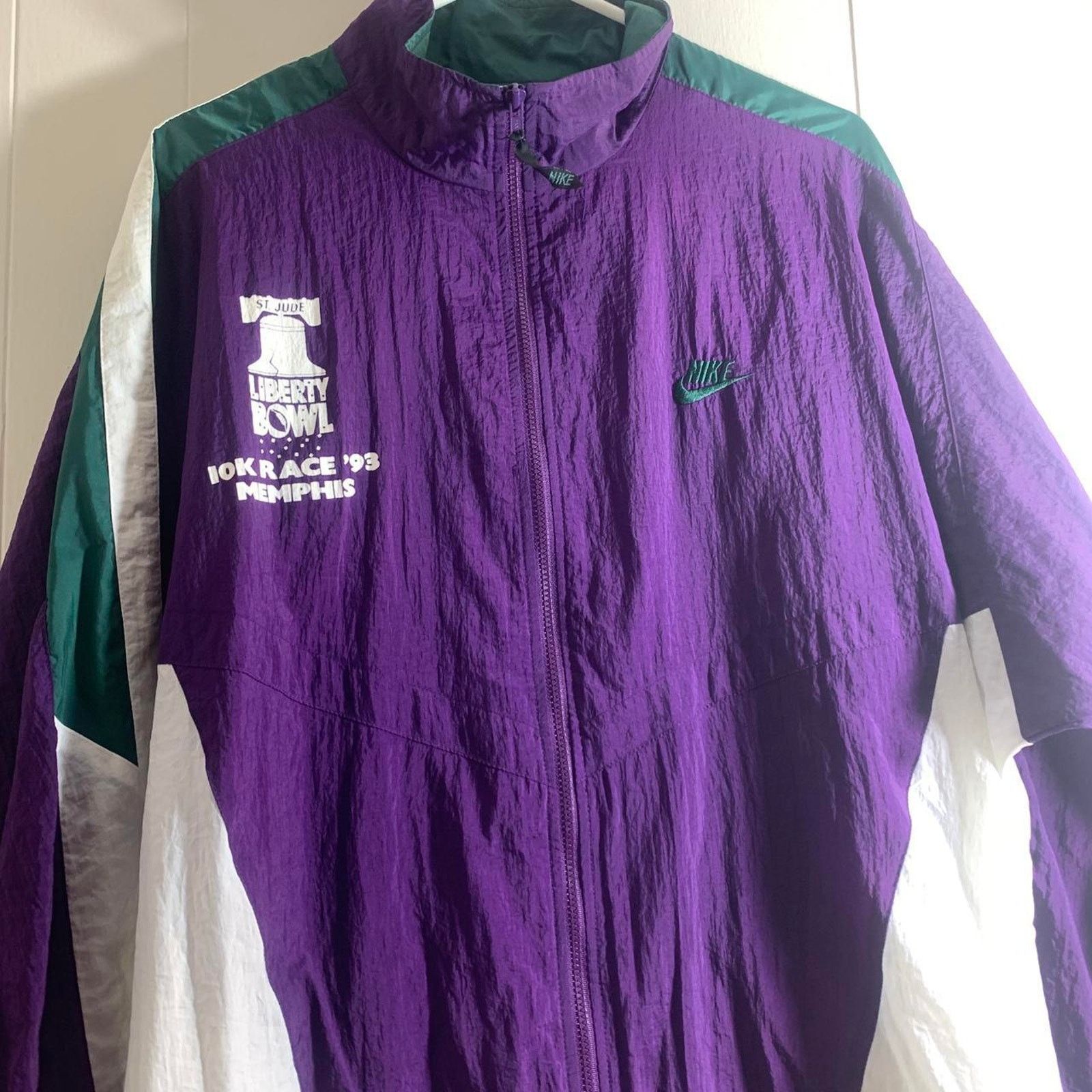 Nike vintage 1993 MEMPHIS ST JUDE CHILDREN’S HOSPITAL windbreaker Size US L / EU 52-54 / 3 - 1 Thumbnail