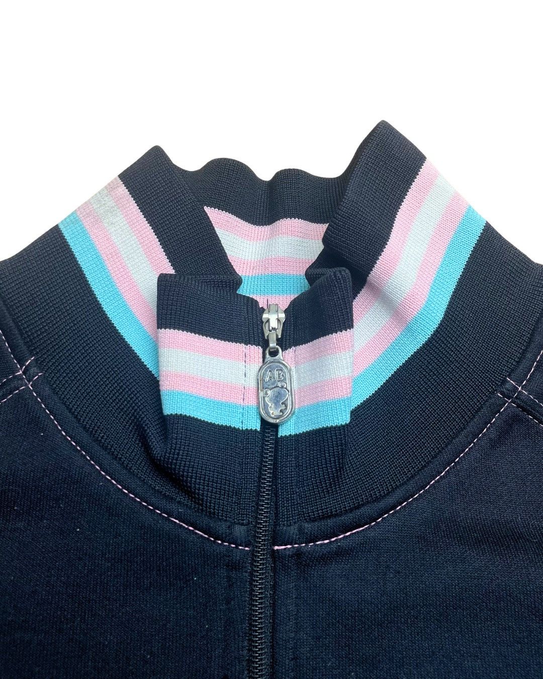 Angel Blue Angel Blue Nakamurakun Pink on Black Typography Track Jacket Size S / US 4 / IT 40 - 5 Thumbnail