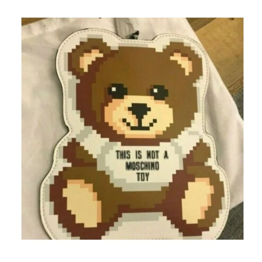 Moschino AW19 Moschino Couture Jeremy Scott Teddy Bear Pouch Clutch Size ONE SIZE - 7 Thumbnail