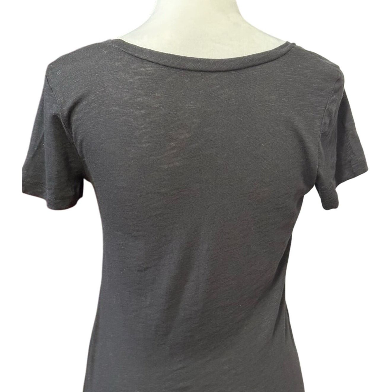 Other Caslon T-Shirt Scoop Neckline Short Sleeves Black XS NWOT Size XS / US 0-2 / IT 36-38 - 5 Thumbnail