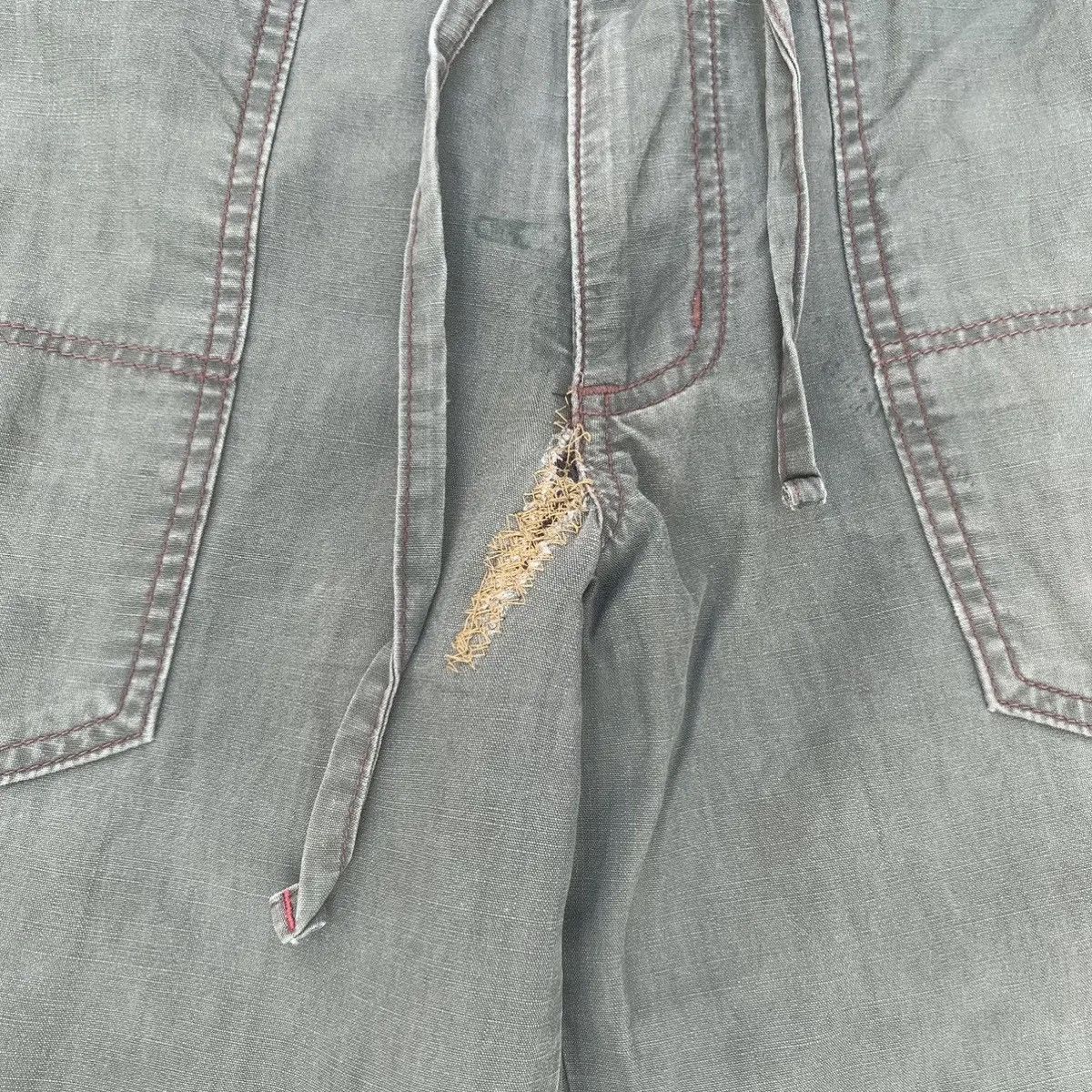 Japanese Brand FADED TROUSERS 36x31 JAPANESE VINTAGE ROLL UPS UTILITY PANTS Size US 36 / EU 52 - 7 Thumbnail