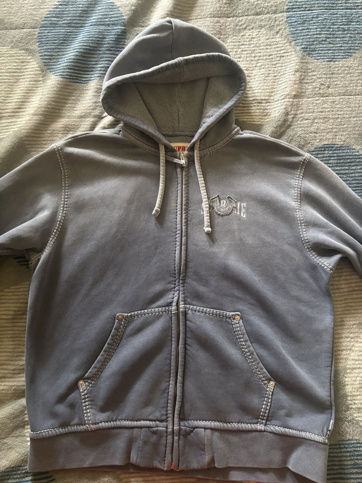 Supreme Supreme True Religion Zip Up Hoodie | Grailed