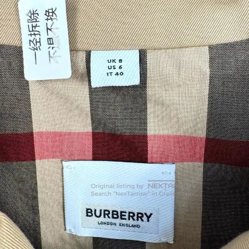 Burberry Burberry Brown Cotton Ladies Trench Coat. Size M / US 6-8 / IT 42-44 - 5 Thumbnail