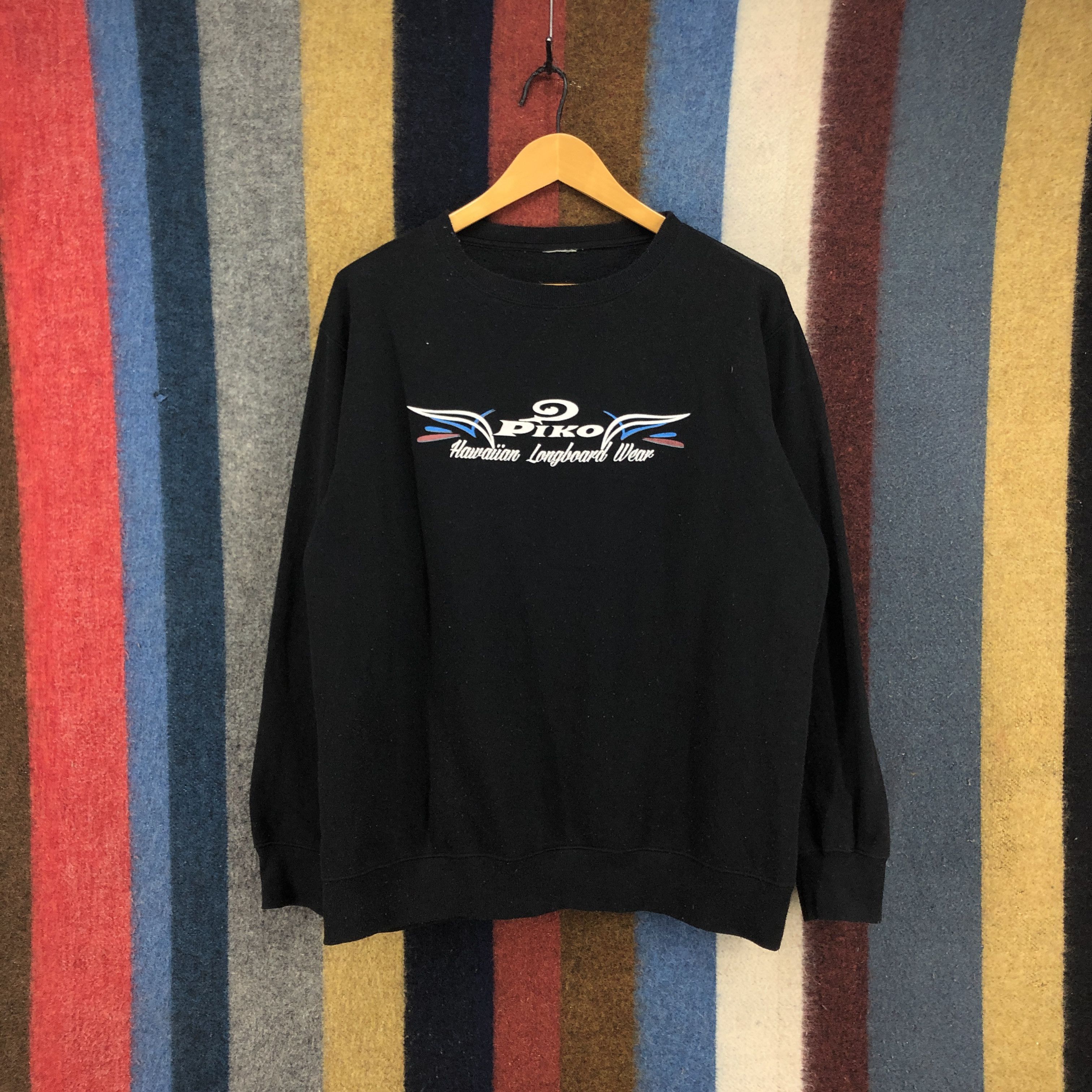 Other PIKO HAWAIIAN LONGBOARD Crew Neck Sweatshirt #0712/AE Size US L / EU 52-54 / 3 - 3 Thumbnail