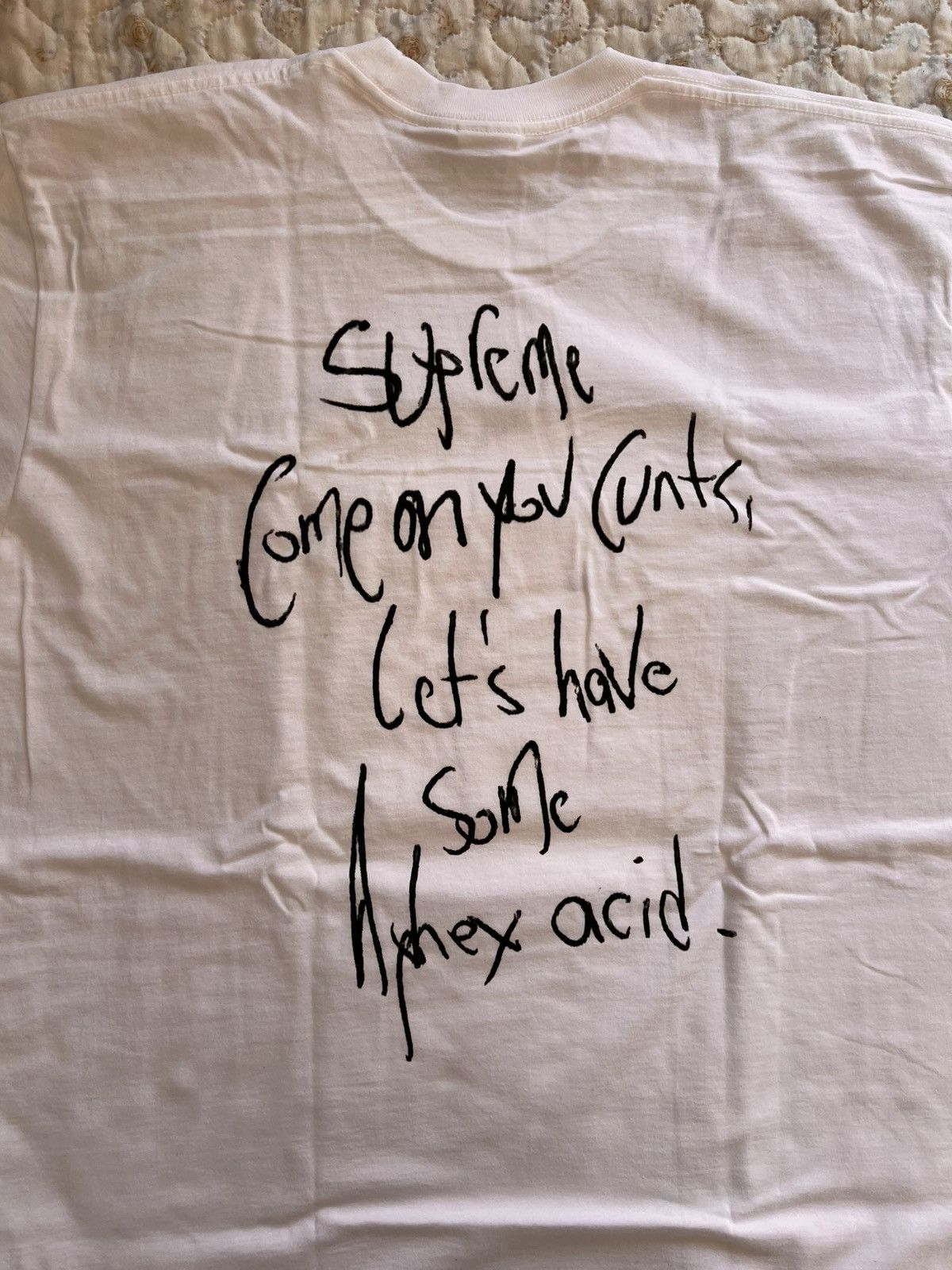 Supreme XL Supreme x Aphex Twin Windowlicker tee Tshirt