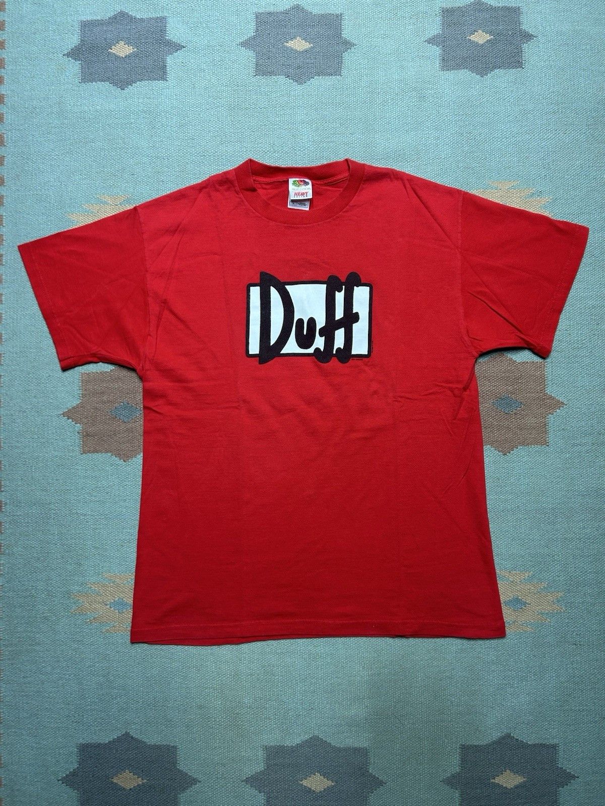 Vintage VTG t shirt Duff beer the Simpsons Homer tv promo cartoon L Size US L / EU 52-54 / 3 - 1 Thumbnail