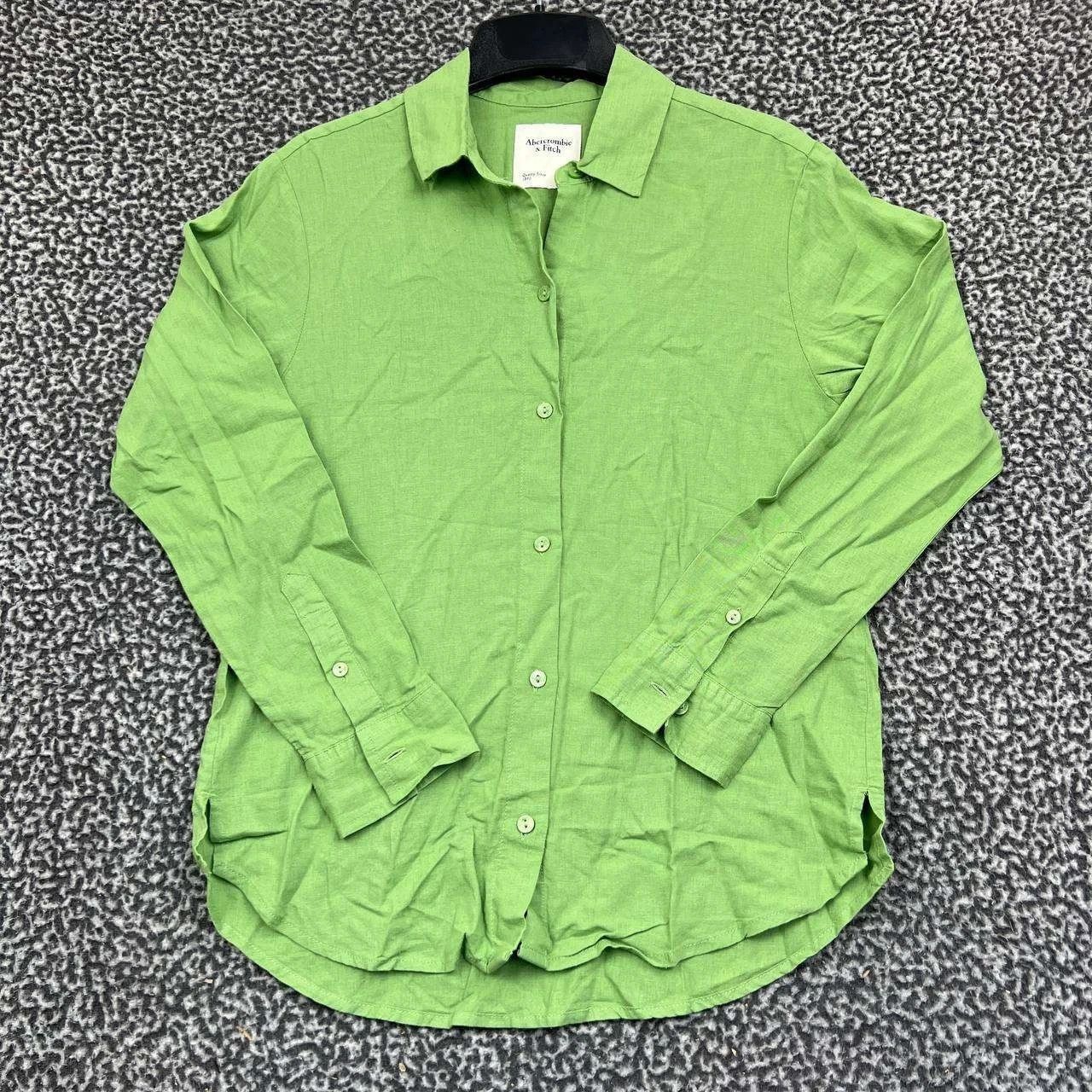 Abercrombie & Fitch Abercrombie & Fitch Shirt Women Plain Blank Button Up New XS Size XS / US 0-2 / IT 36-38 - 1 Thumbnail