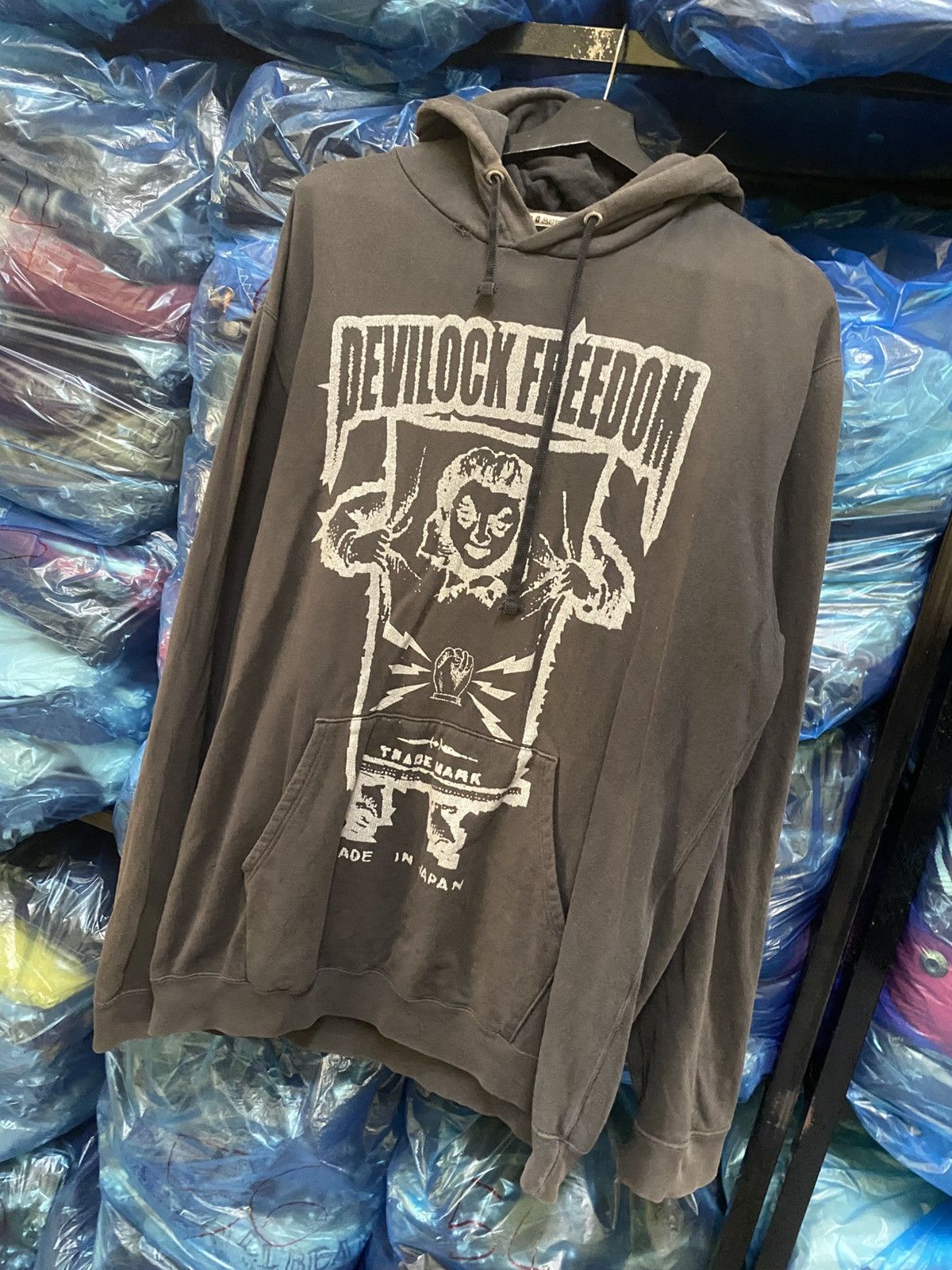 Devilock Devilock Freedom Vintage Black Hoodie Cotton Pullover Size US L / EU 52-54 / 3 - 2 Thumbnail