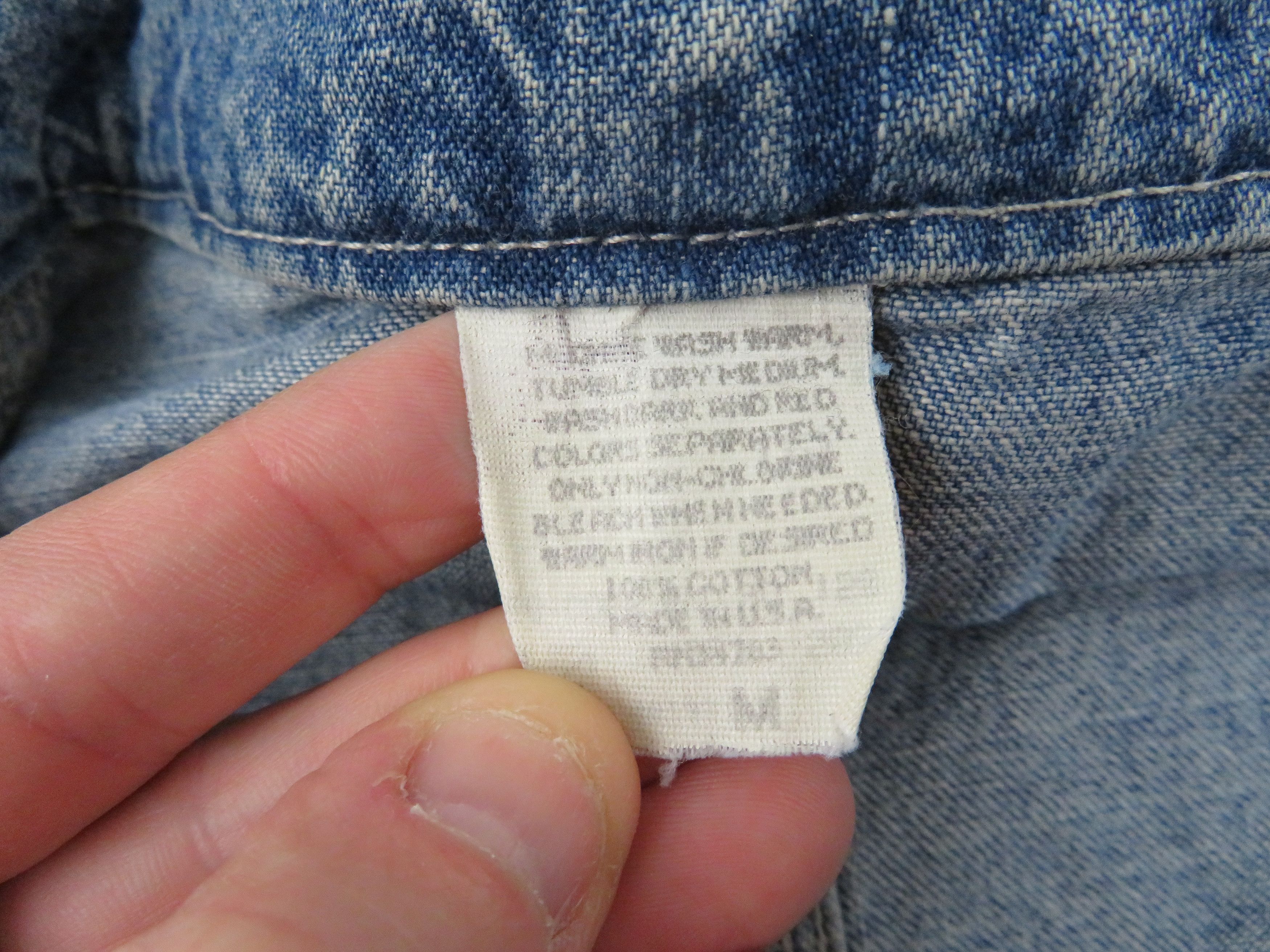 Lee × Vintage Vintage 80s 90s Lee Dungarees Denim Chore Jacket Medium Size US M / EU 48-50 / 2 - 11 Thumbnail