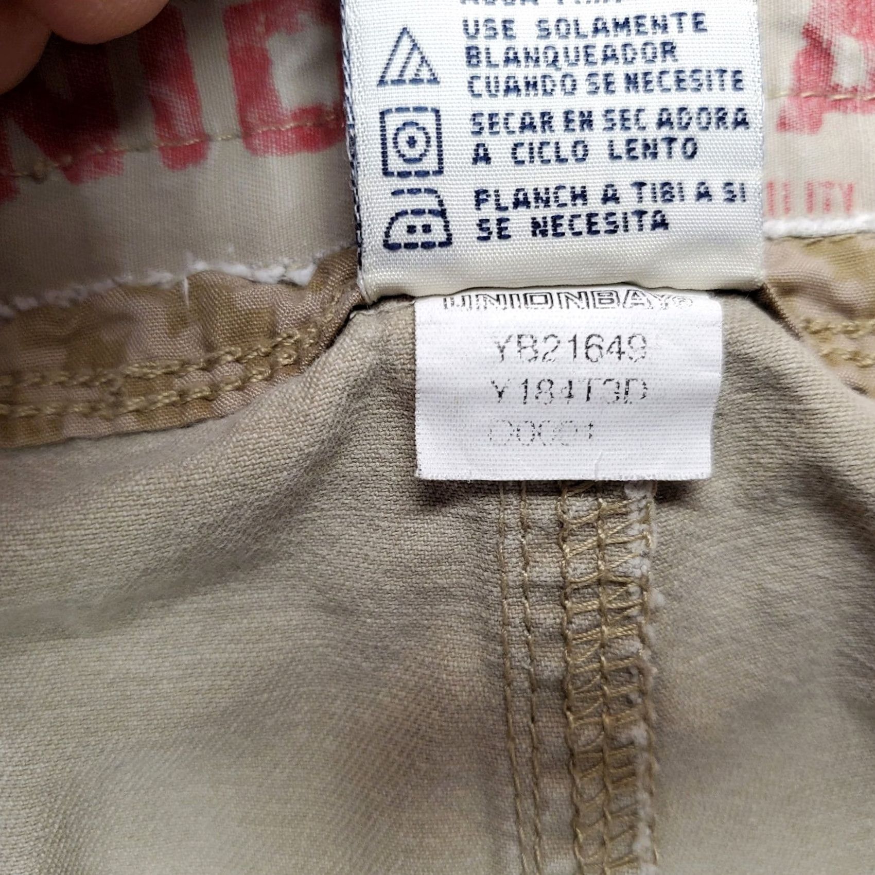 Vintage Union Bay Shorts Mens 40x11 Beige Khaki Cargo Cotton Utility Outdoor Distressed Size US 40 / EU 56 - 4 Thumbnail