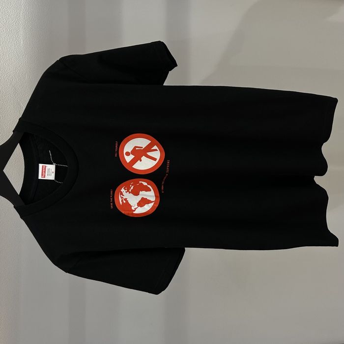 Supreme Supreme Save The Planet Tee Black | Grailed