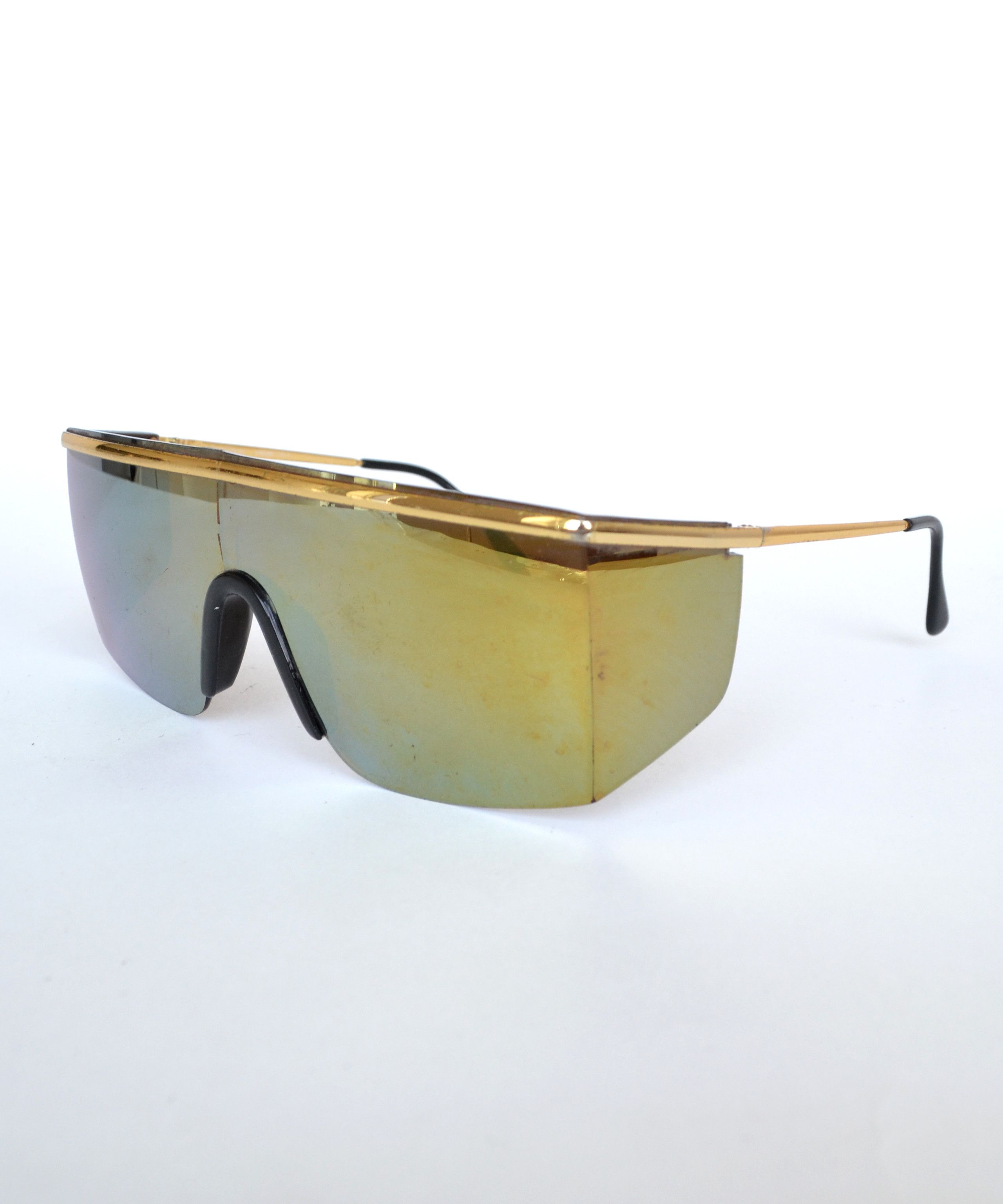 Versace 🔴 GIANNI VERSACE Sunglasses Mod 790 Shield Mask Mirror 90s Size ONE SIZE - 3 Thumbnail