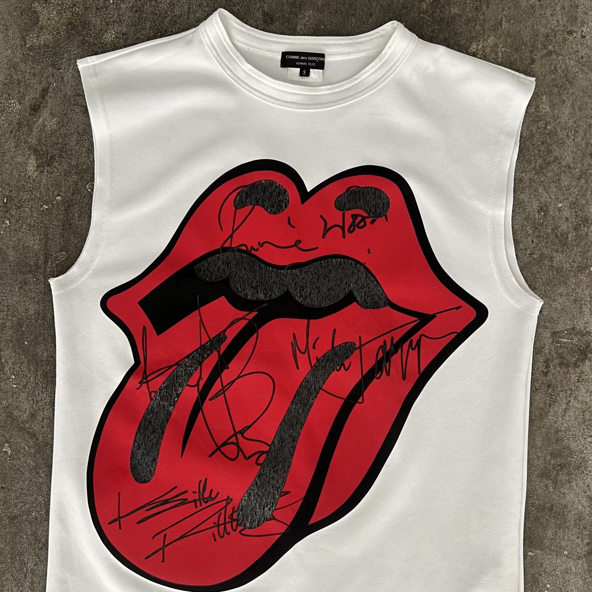Comme des Garcons Homme Plus CDG Homme Plus - S/S05 - R/S - Digital Tounge - Tank Top Size US S / EU 44-46 / 1 - 5 Thumbnail