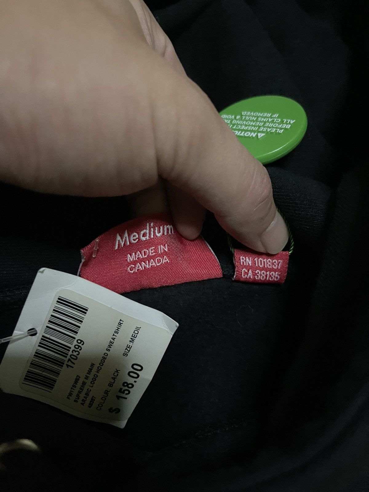 Supreme Supreme Arabic logo hooded sweatershirt Size US M / EU 48-50 / 2 - 4 Thumbnail