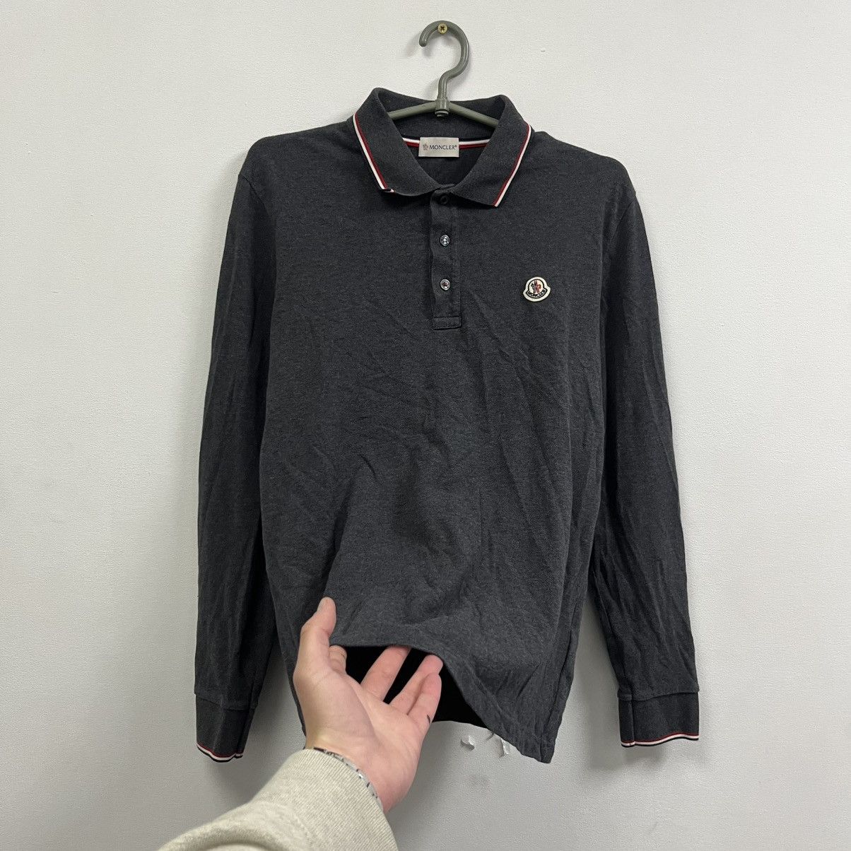 Moncler Moncler Polo Long Sleeve Size US M / EU 48-50 / 2 - 3 Thumbnail