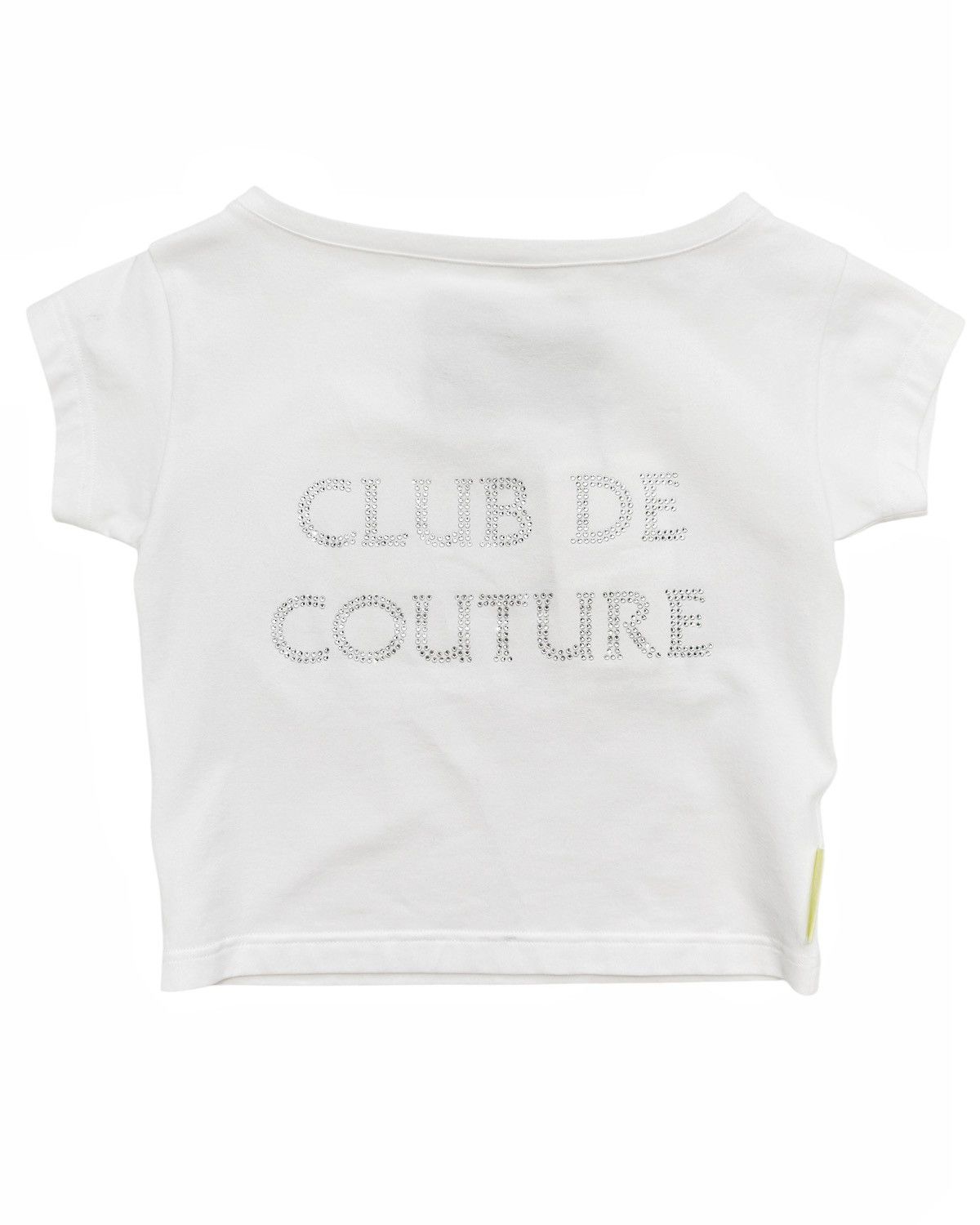 Anonymous Club Couture Crystal Logo Baby Shirt Crop Top Size S / US 4 / IT 40 - 1 Thumbnail