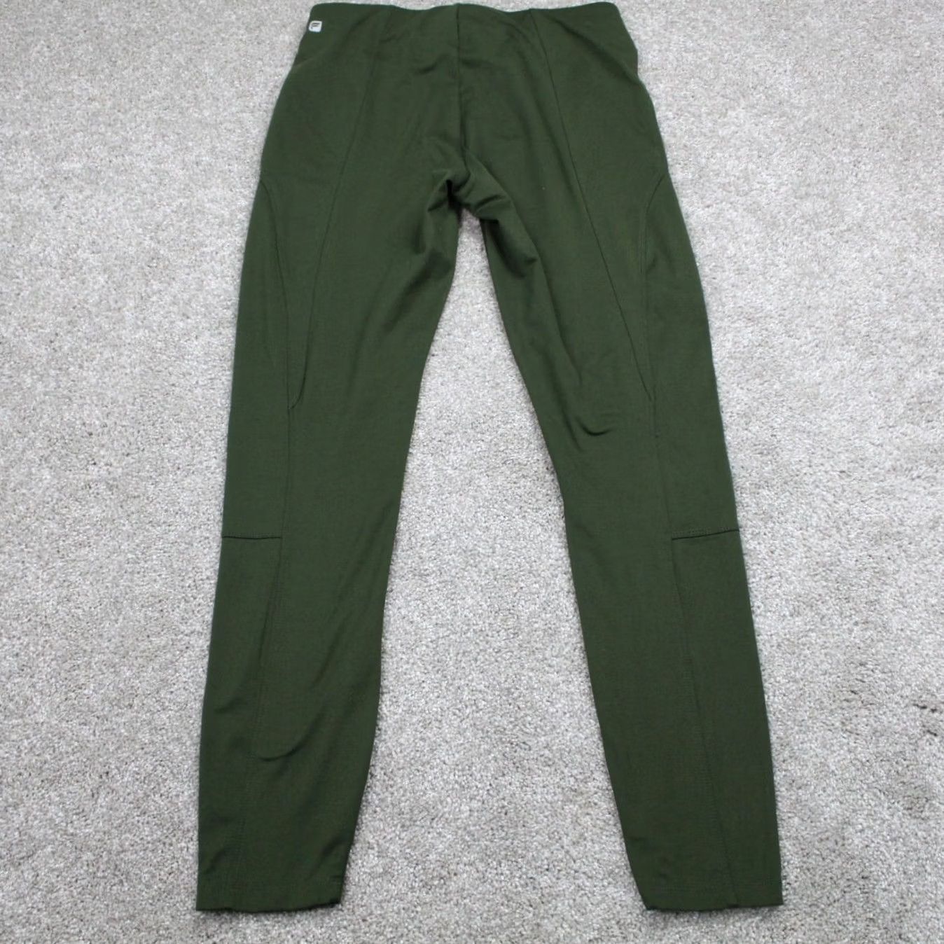 Fabletics Fabletics Leggings Womens XS Olive Green Belted Workout Stretch Athleisure Slimming Skinny Ankle Inseam 28 in Size 26" / US 2 / IT 38 - 6 Thumbnail