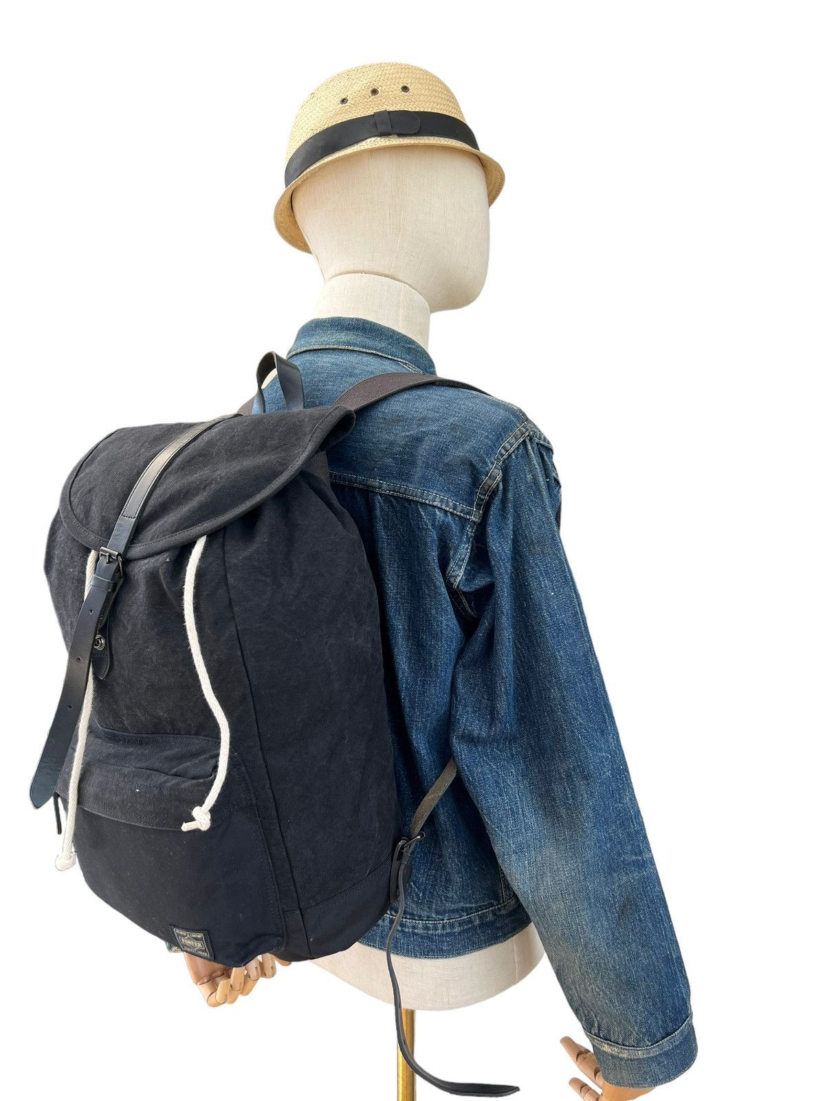 Porter Porter by Yoshida “ Used Look “ Backpack Bag Size ONE SIZE - 3 Thumbnail