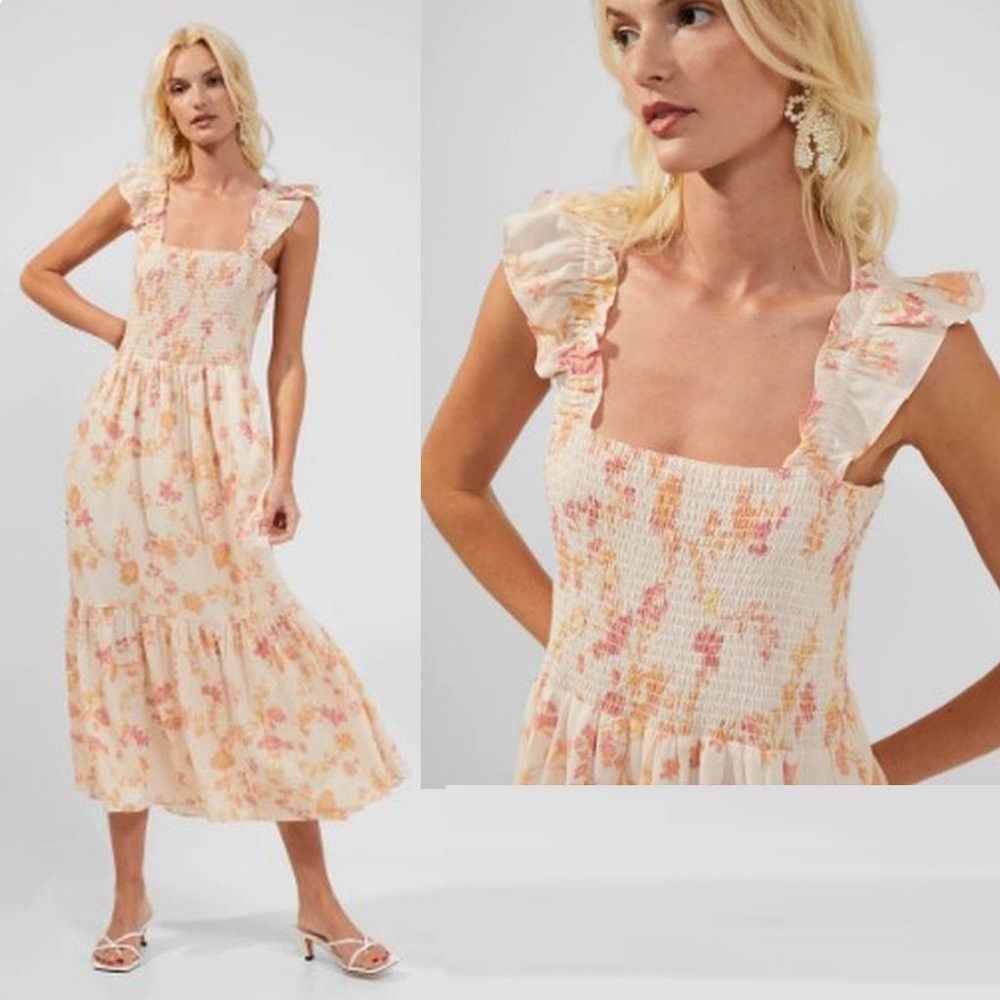 French Connection NWT New $148 French Connection Diana Verona Drape Frill Dre Size S / US 4 / IT 40 - 2 Thumbnail