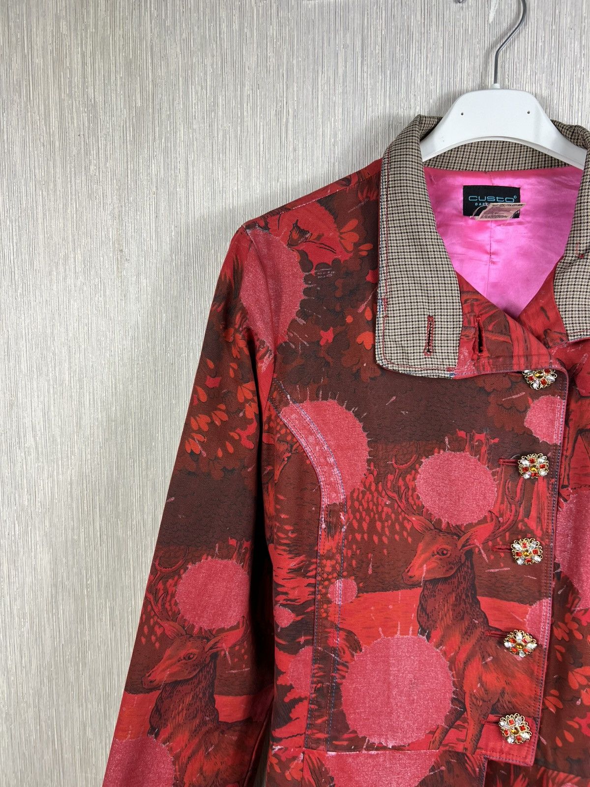 Custo Barcelona Custo Barcelona full print animal roe deer y2k long coat Size S / US 4 / IT 40 - 4 Thumbnail