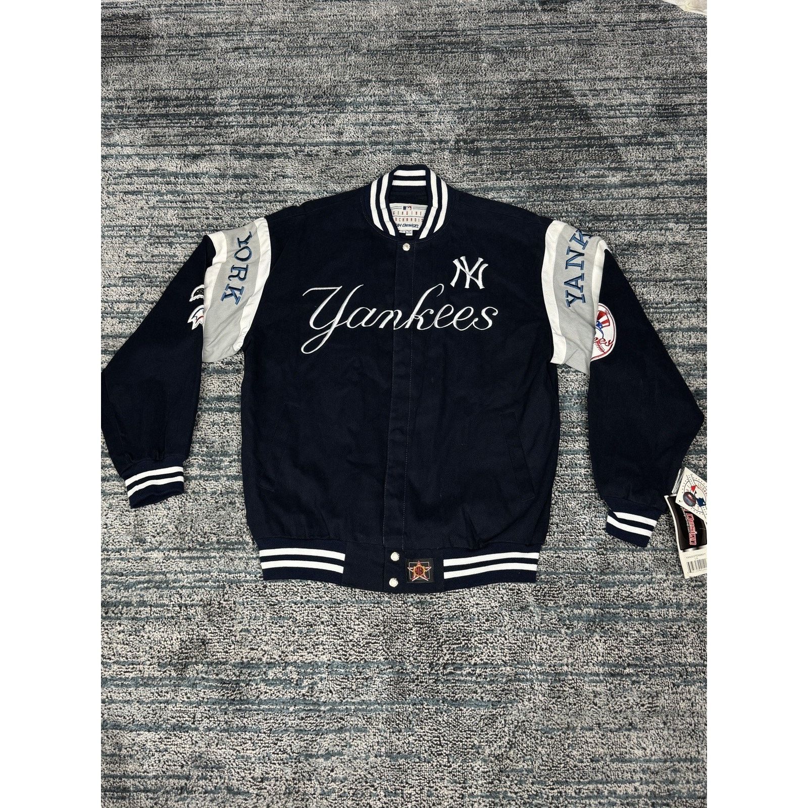 Vintage Vintage MLB Jeff Hamilton New York Yankees JH Jacket Size L Size US L / EU 52-54 / 3 - 1 Thumbnail