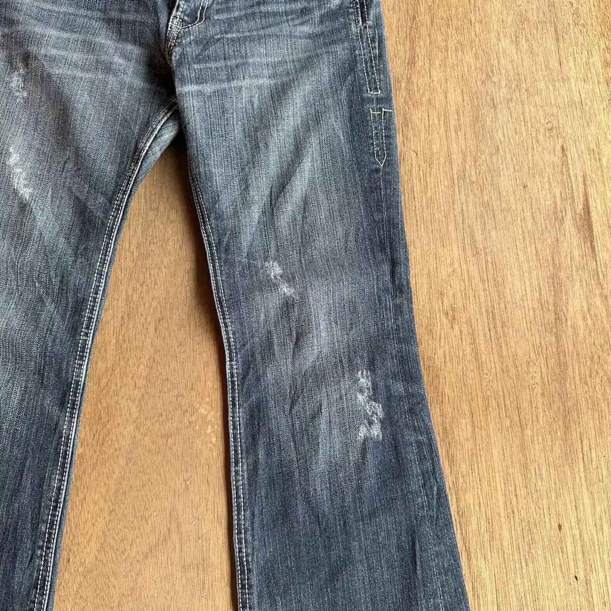 Japanese Brand FLARE/BOOTCUT💥VINTAGE ORIRIN JEANS BIG STITCH DENIM PANTS Size US 31 - 7 Thumbnail