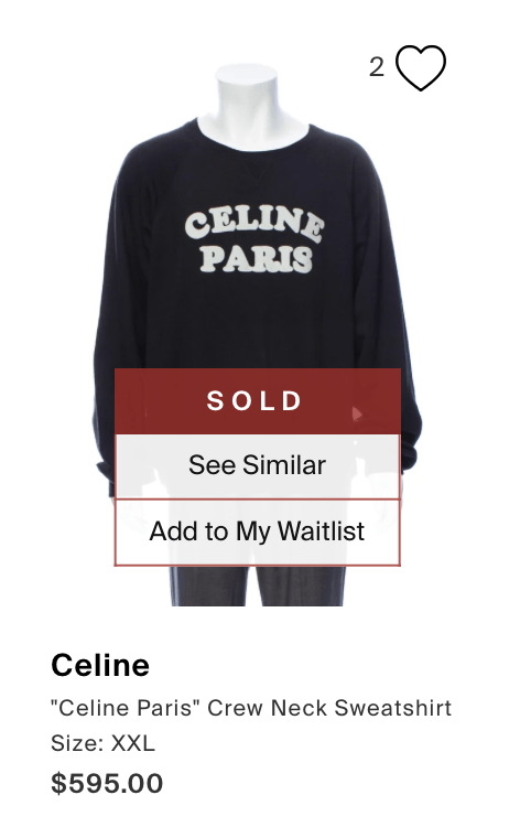 Celine Celine Logo Patched Sweatshirt Size US L / EU 52-54 / 3 - 8 Thumbnail