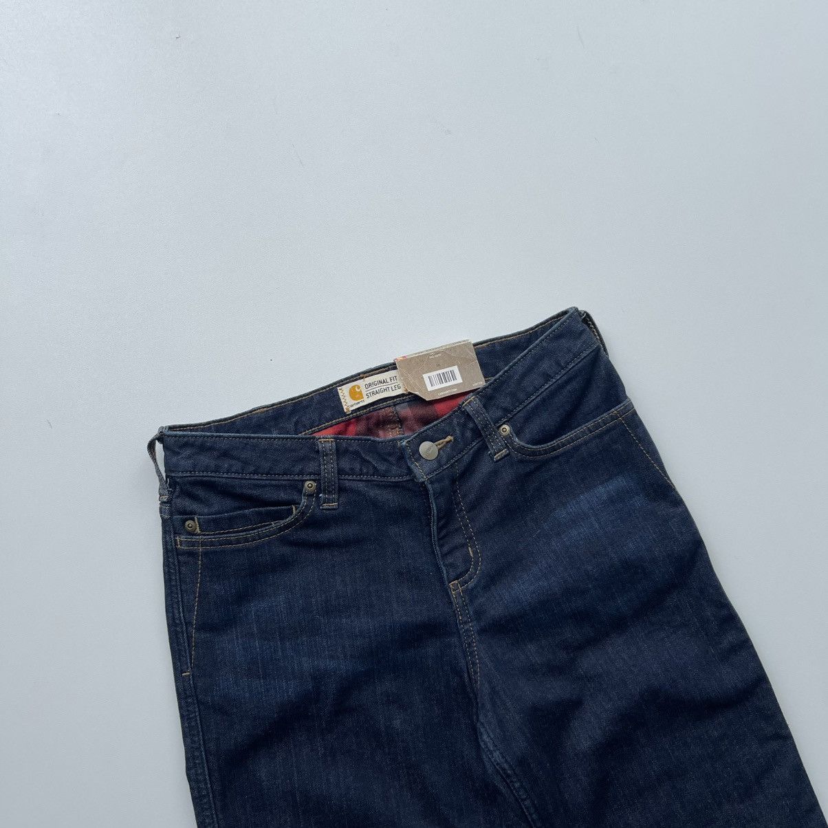 Carhartt Carhartt NWT Work Women’s Original Fit Straight Double Jeans Size 28" / US 6 / IT 42 - 2 Thumbnail