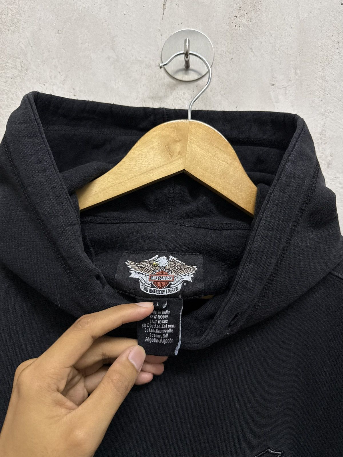 Harley Davidson 2000s Harley Davidson Cyber Skulls Grunge Hoodie Size US L / EU 52-54 / 3 - 6 Thumbnail