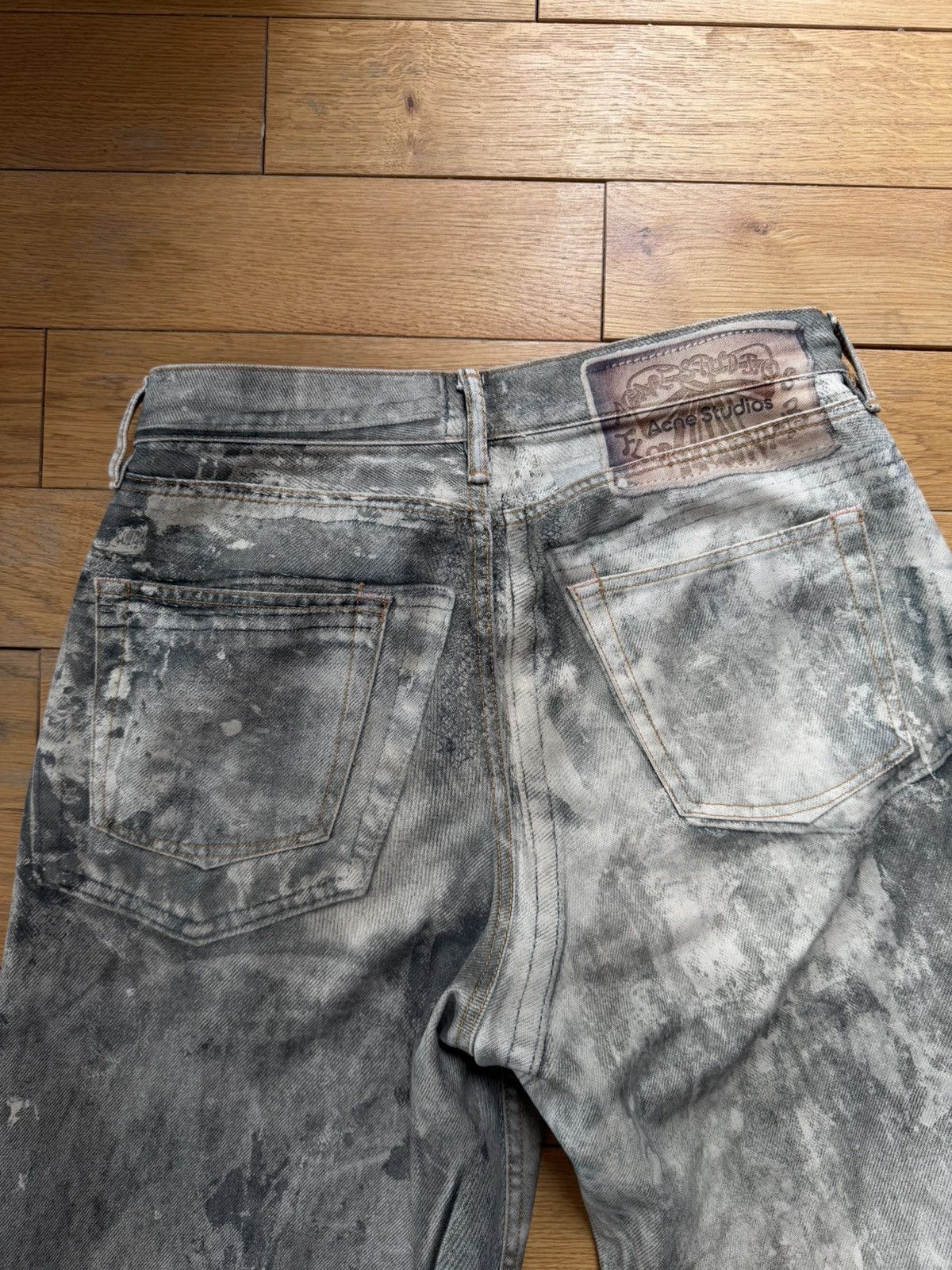 Acne Studios Acne Studios trompe l'oeil paint baggy jeans Size US 31 - 10 Thumbnail