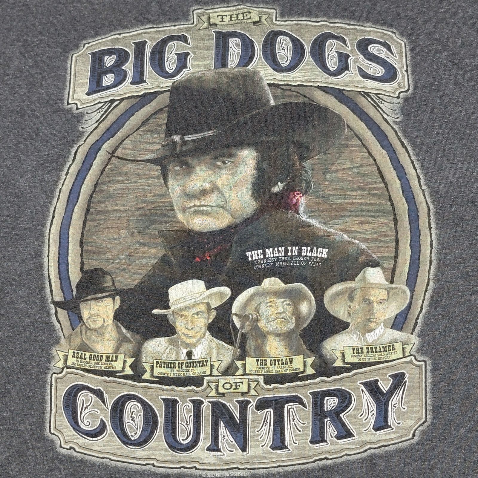 Big Dogs Big Dogs Unisex Tee "The Big Dogs Of Country" - Size Large Size US L / EU 52-54 / 3 - 2 Thumbnail