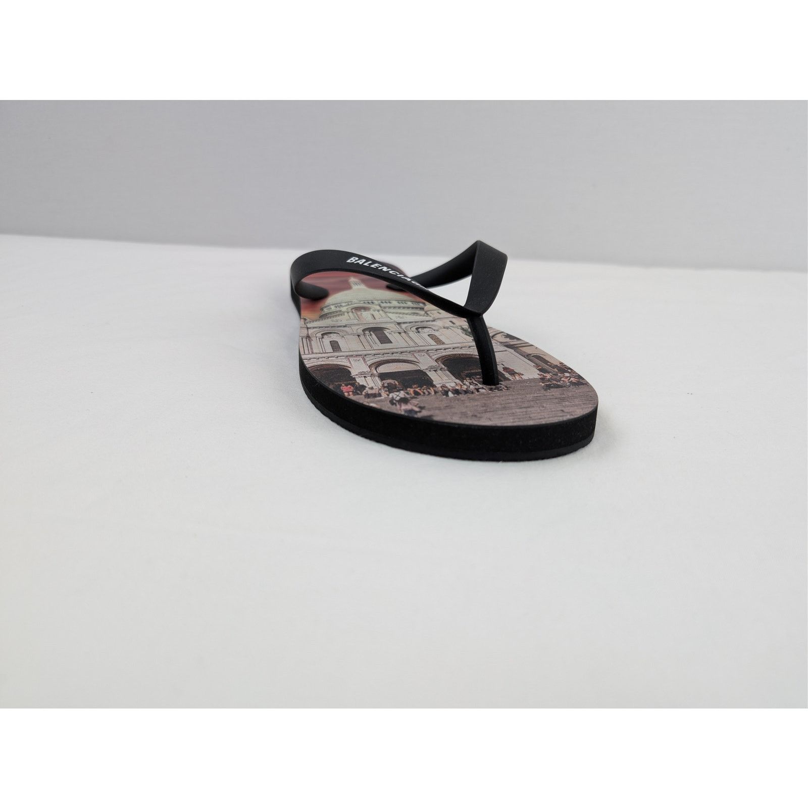 Balenciaga o1rshd1 Q:2 / Souvenir Thong TPU Monument Print Slipper Size US 10 / EU 43 - 2 Thumbnail