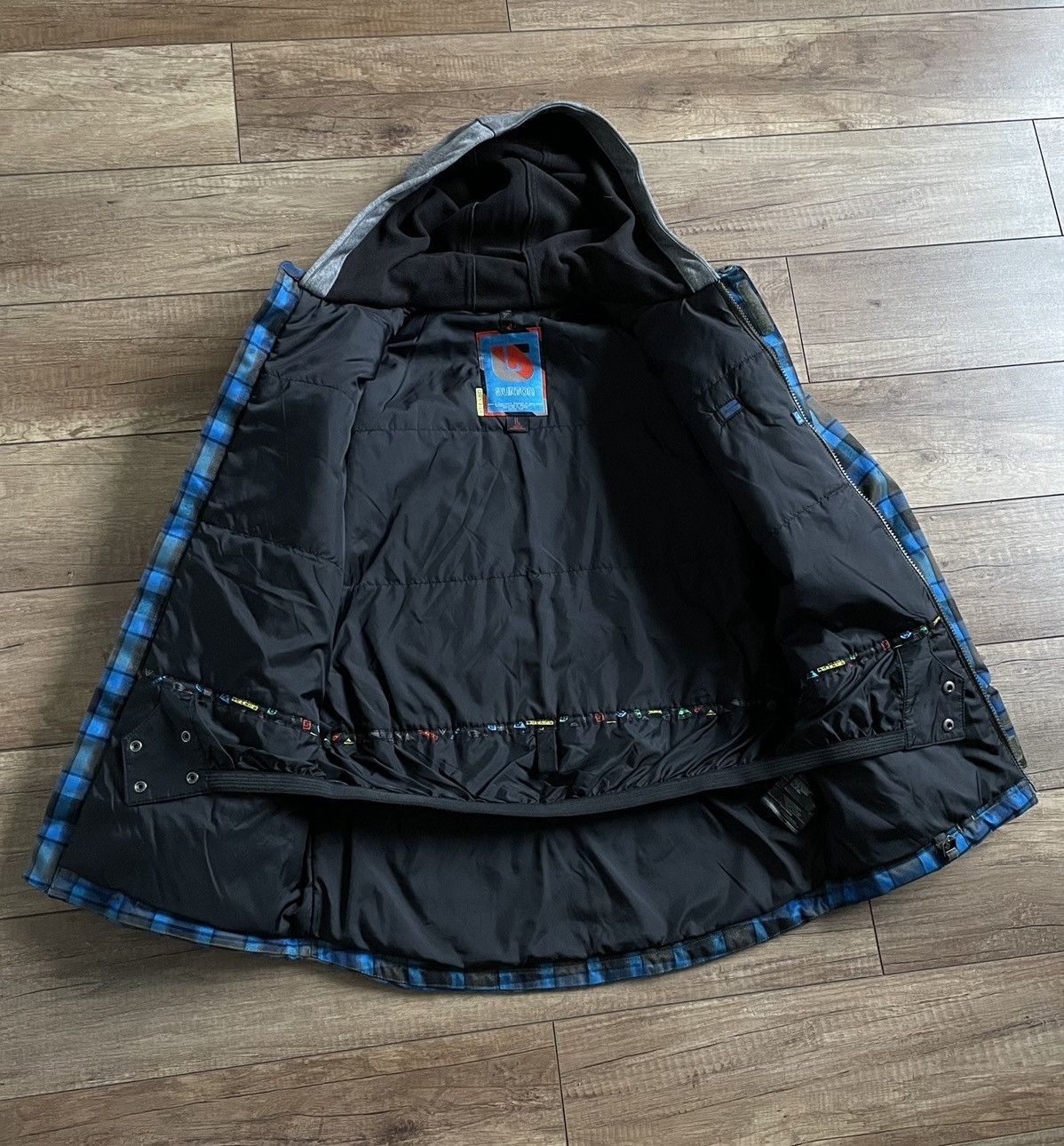 Burton Burton Dryride Snowboard Hooded Checkered Flannel Jacket Size S / US 4 / IT 40 - 7 Thumbnail