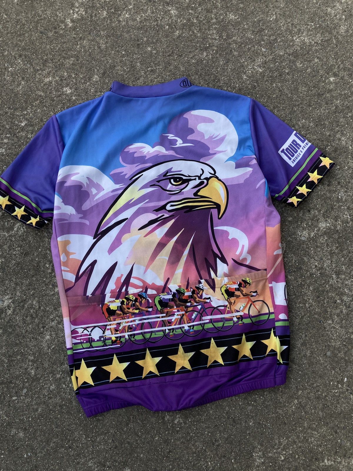 90s Vintage Giordana bike eagle jersey